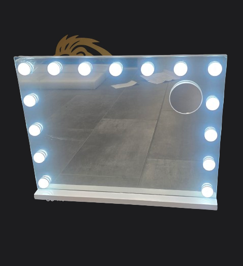 Specchio da Trucco con Luci, 58x43cm