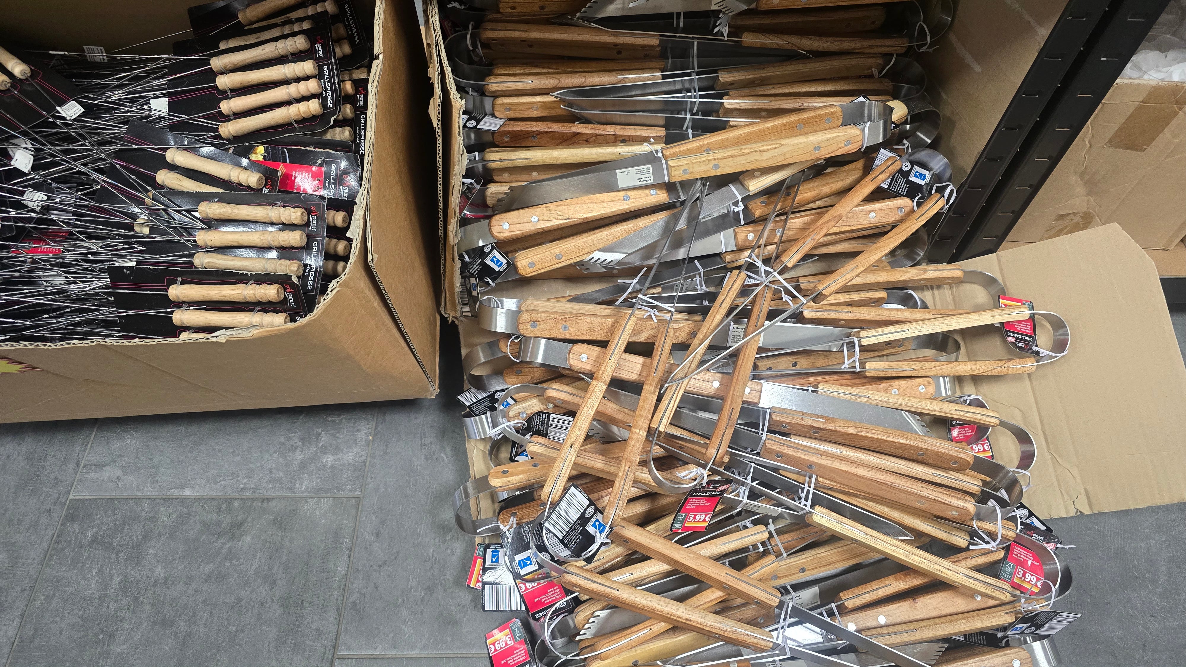 STOCK PER BARBEQUE. 50 PEZZI.