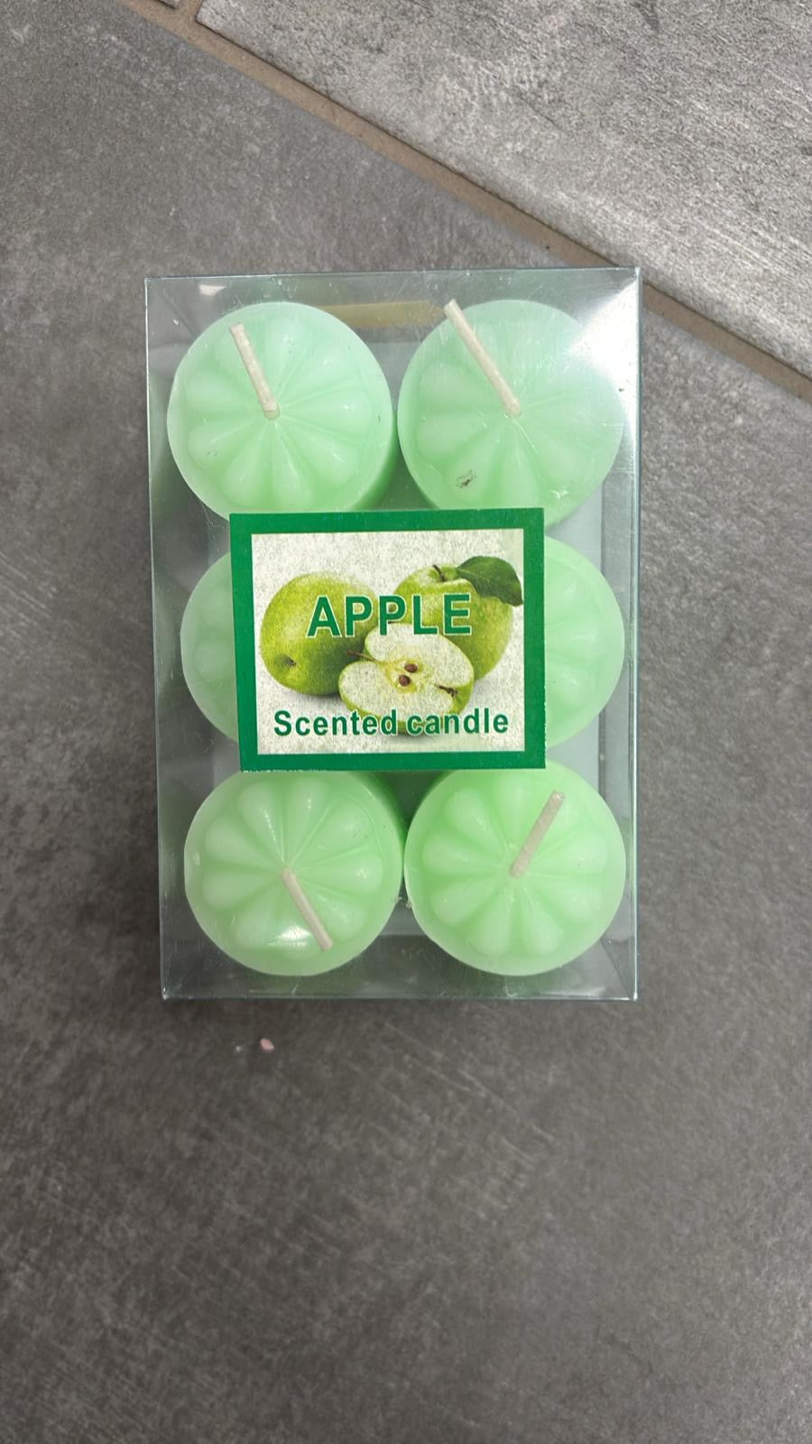 CONFEZIONE CANDELE ALLA MELA