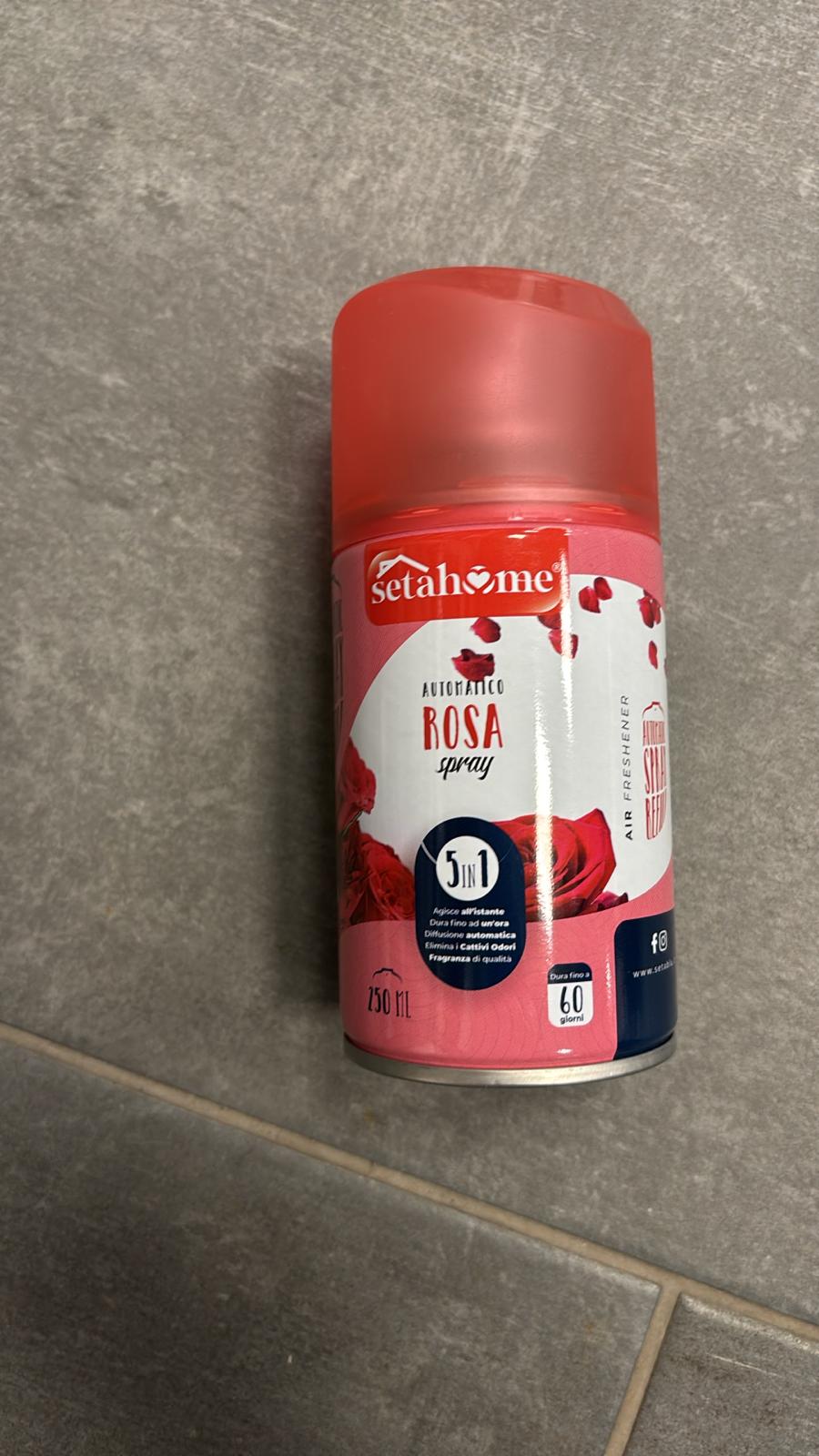 DEODORANTE SPRAY PER AMBIENTI - PROFUMO DI ROSA