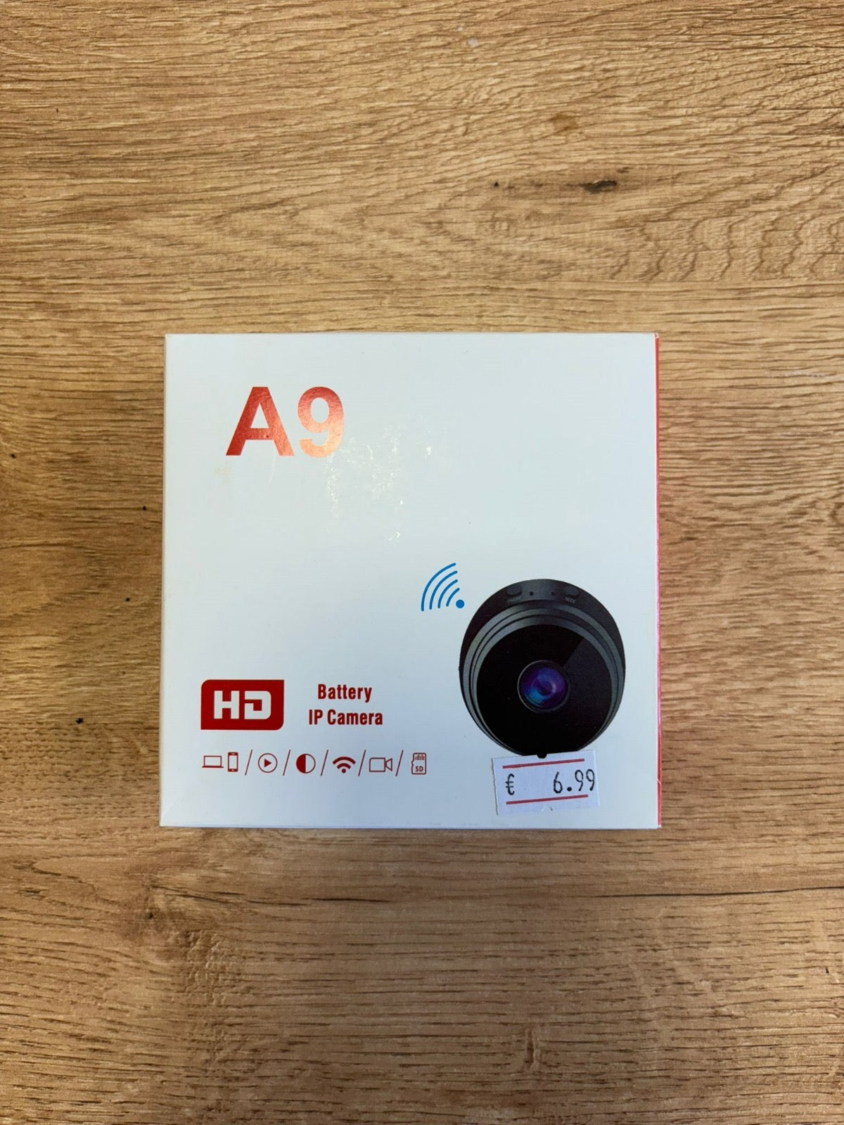 IP camera con batteria