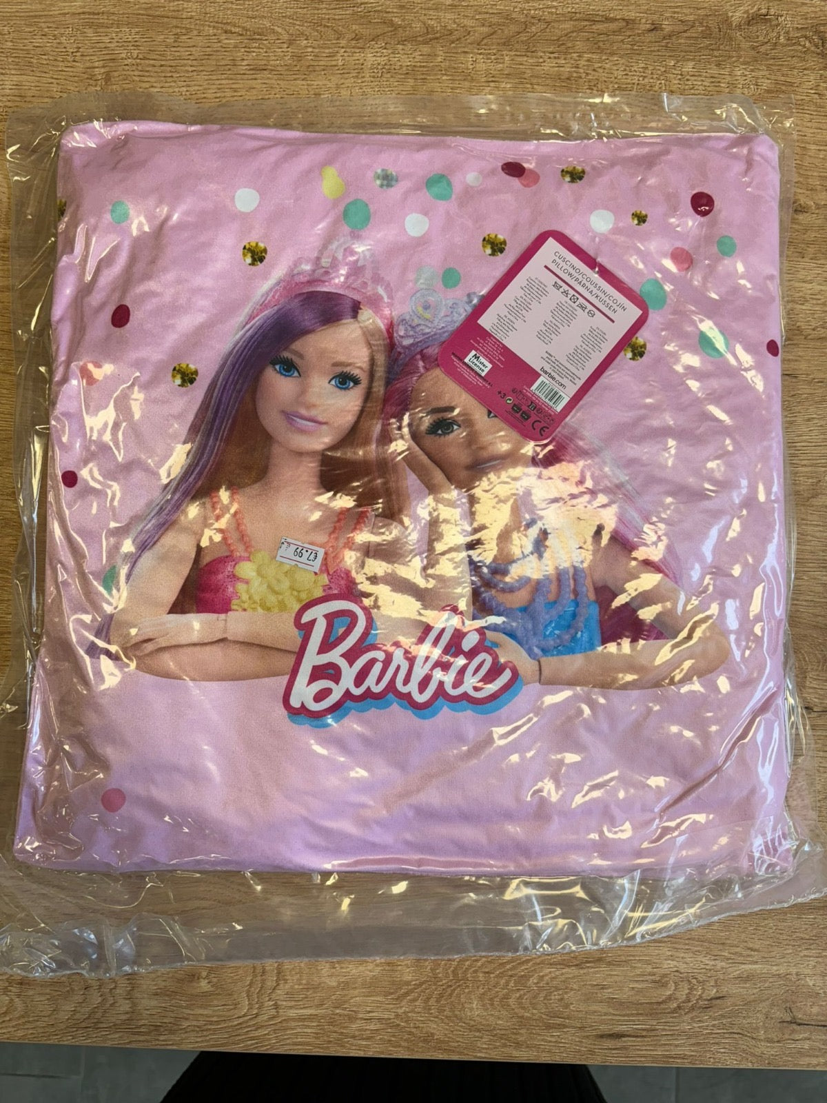 Cuscino barbie bimba