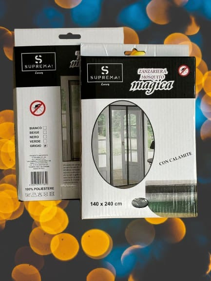 Zanzariere per porte e balconi a calamita 140cm x 240cm