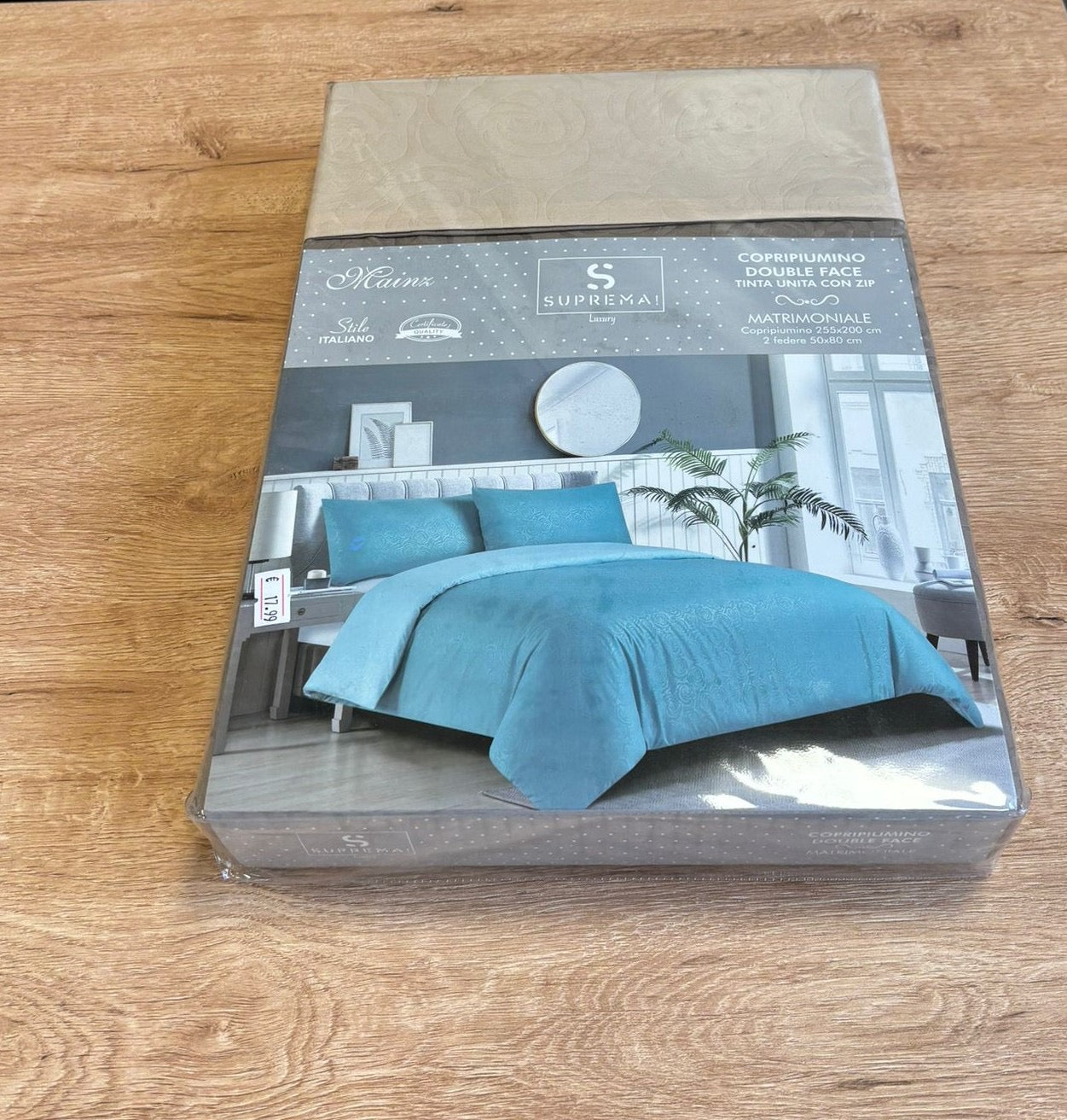 Copripiumino double face letto matrimoniale vari colori disponibili