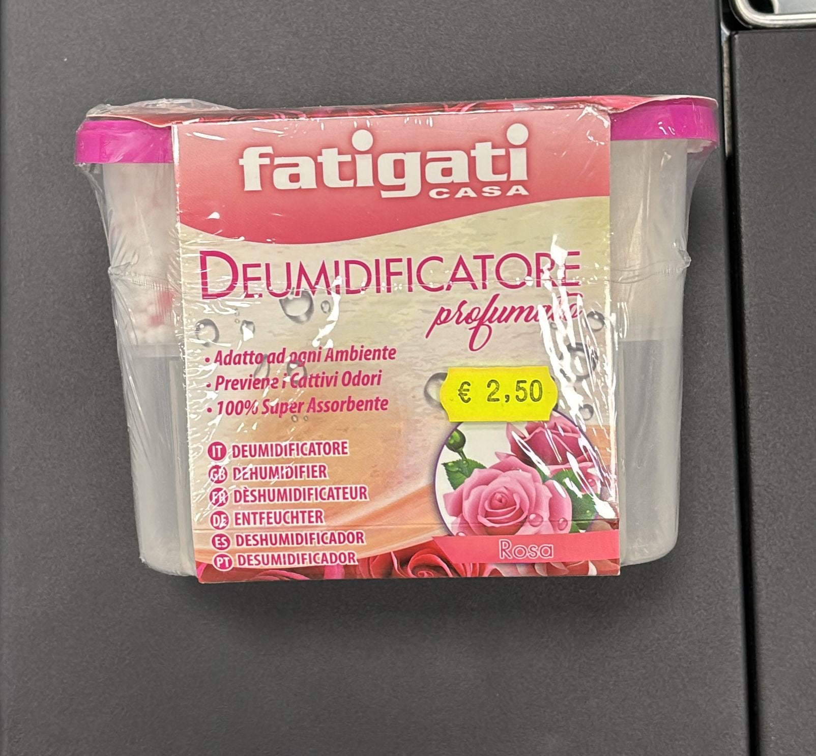 DEUMIDIFICATORE PER AMBIENTI - ROSA