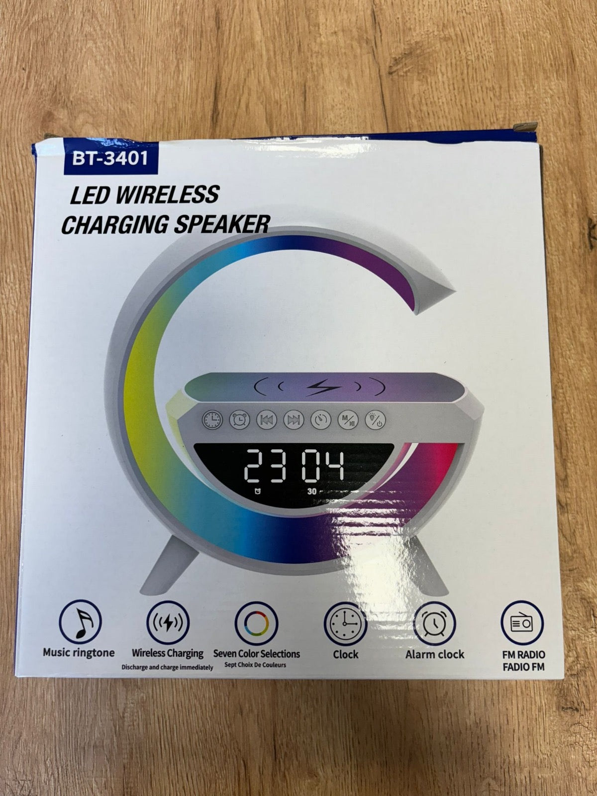 Lampada led G con caricatore wireless