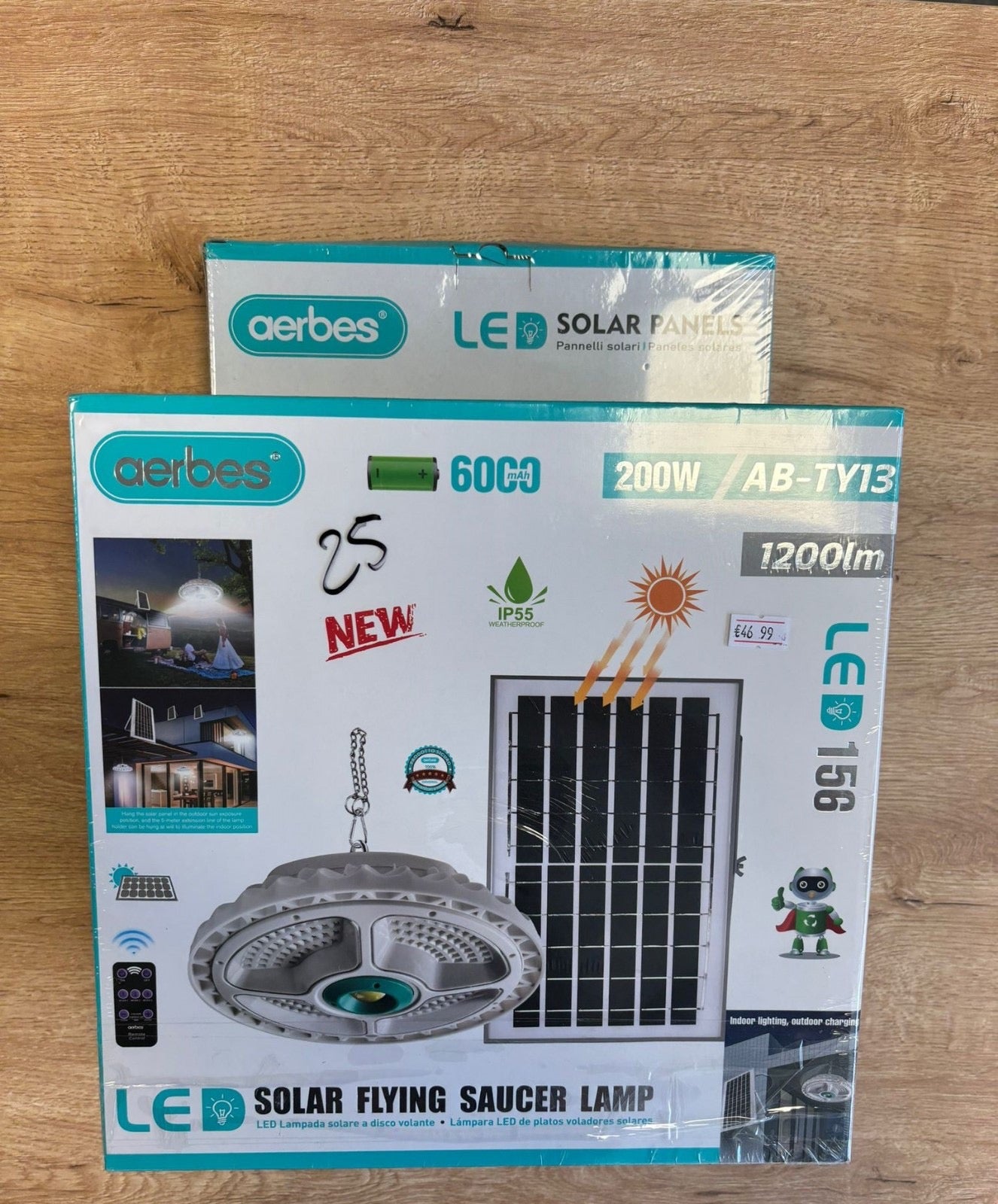 Faro da esterno con luce solare - comando a distanza con app