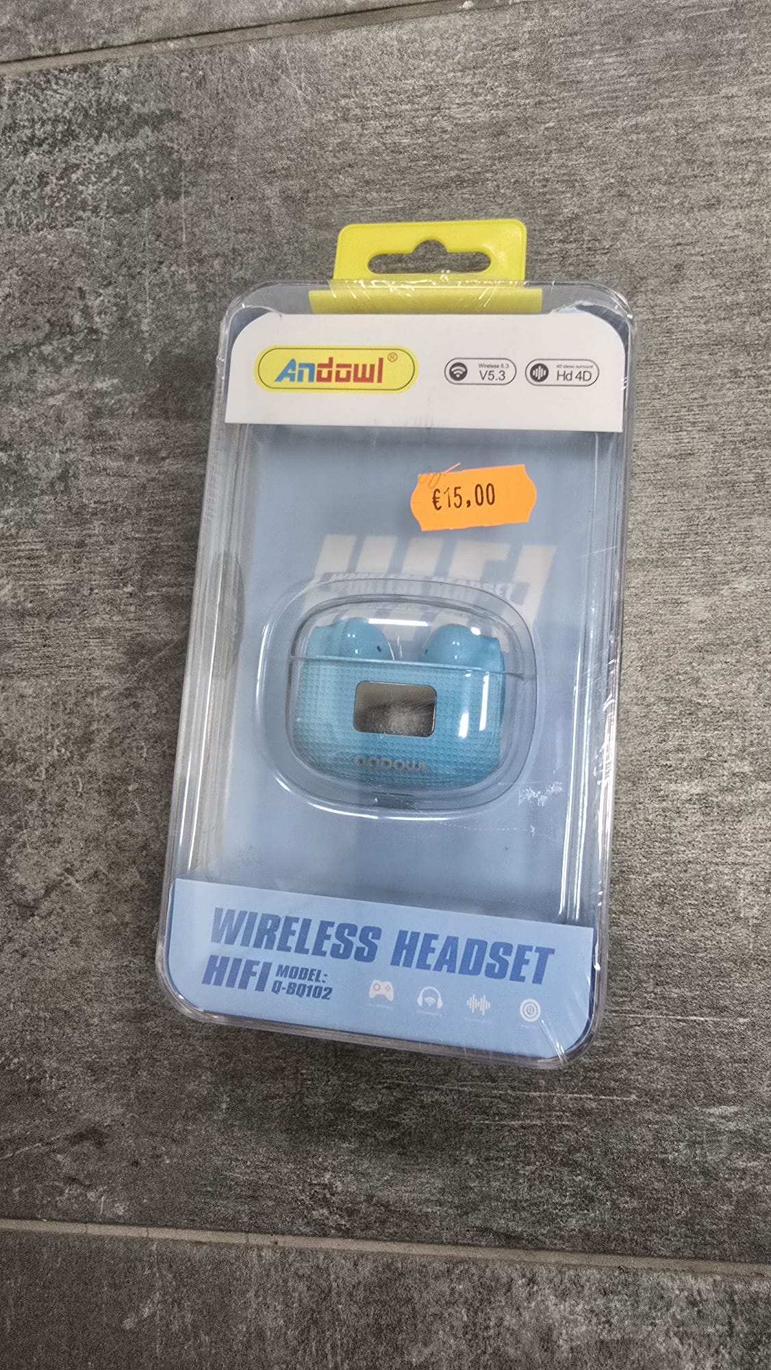 CUFFIE WIRELESS - AZZURRO