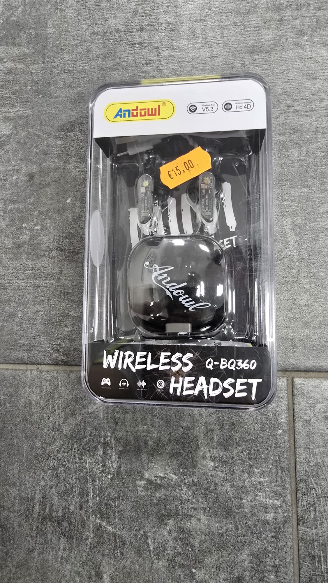 CUFFIE WIRELESS - NERO