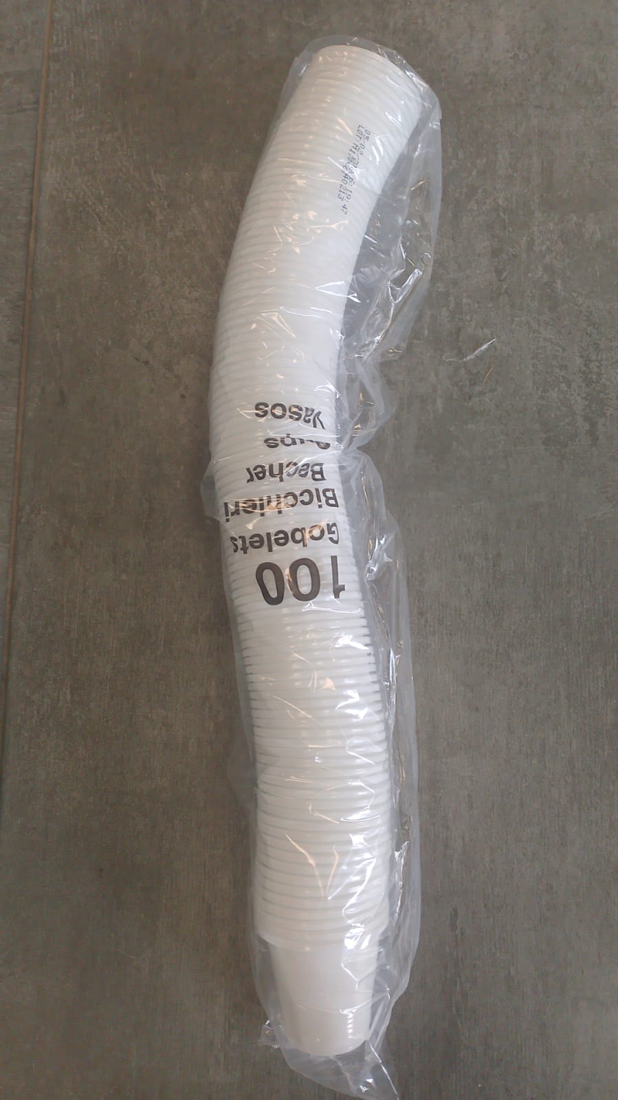 BICCHIERINI CAFFΓ PLASTICA - 100 PEZZI