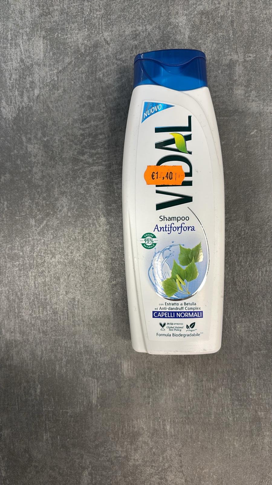 Vidal shampoo antiforfora