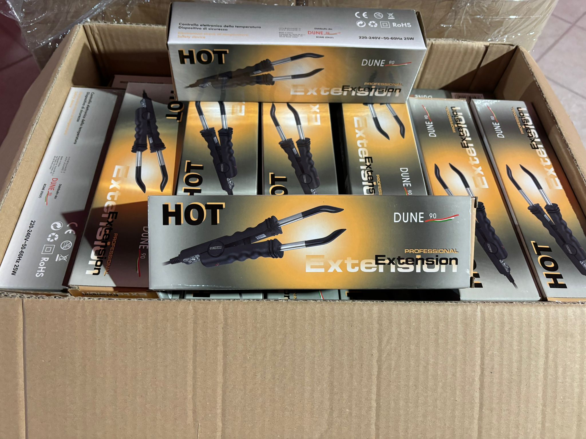 STOCK DI APLLICATORI PROFESSIONALI EXTENSION DUNE 90.                    51 PEZZI