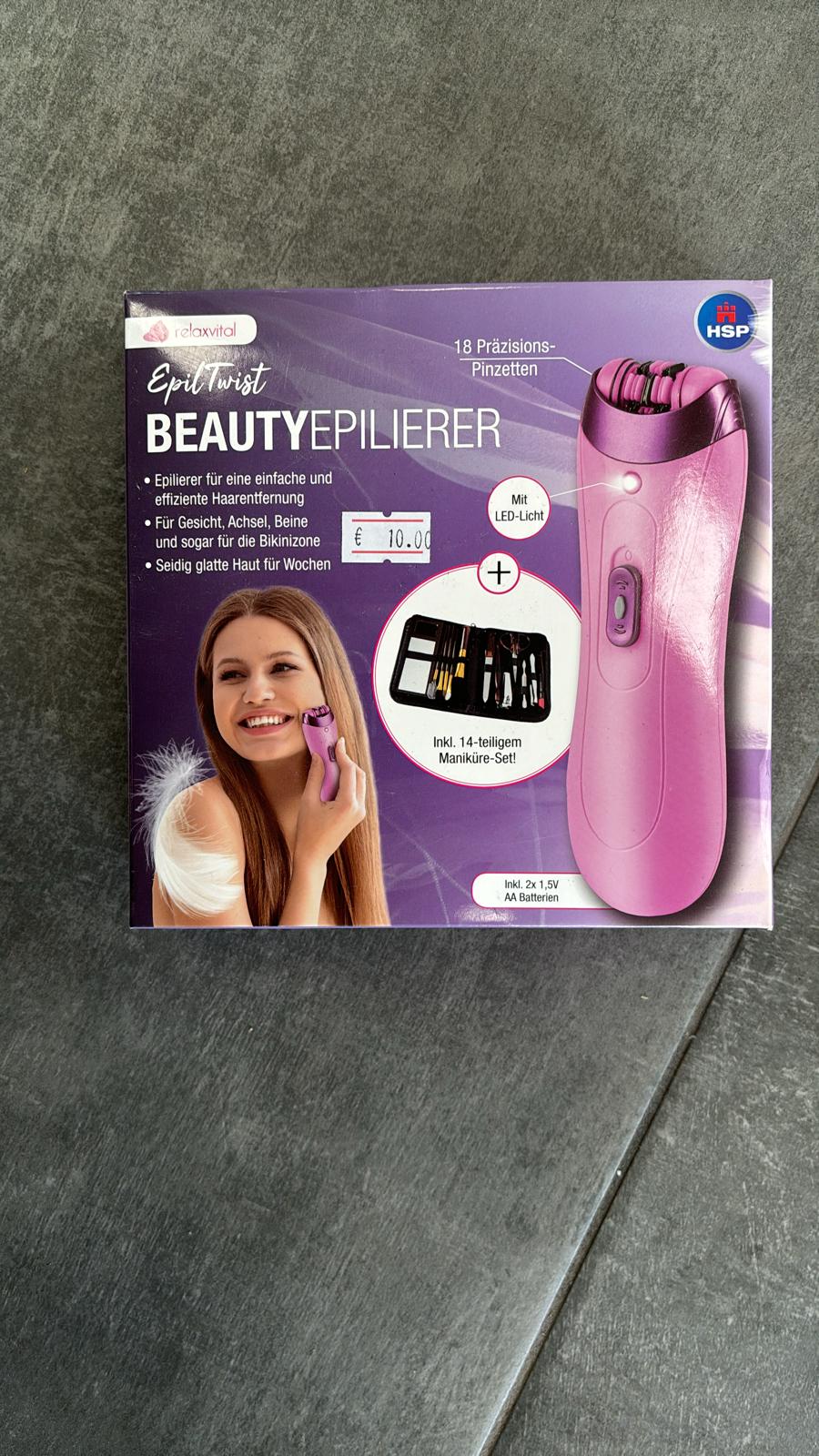 DEPILATORE DONNA ELETTRICO VISO CORPO INTIMO + KIT BEAUTY MANICURE E TRUCCO