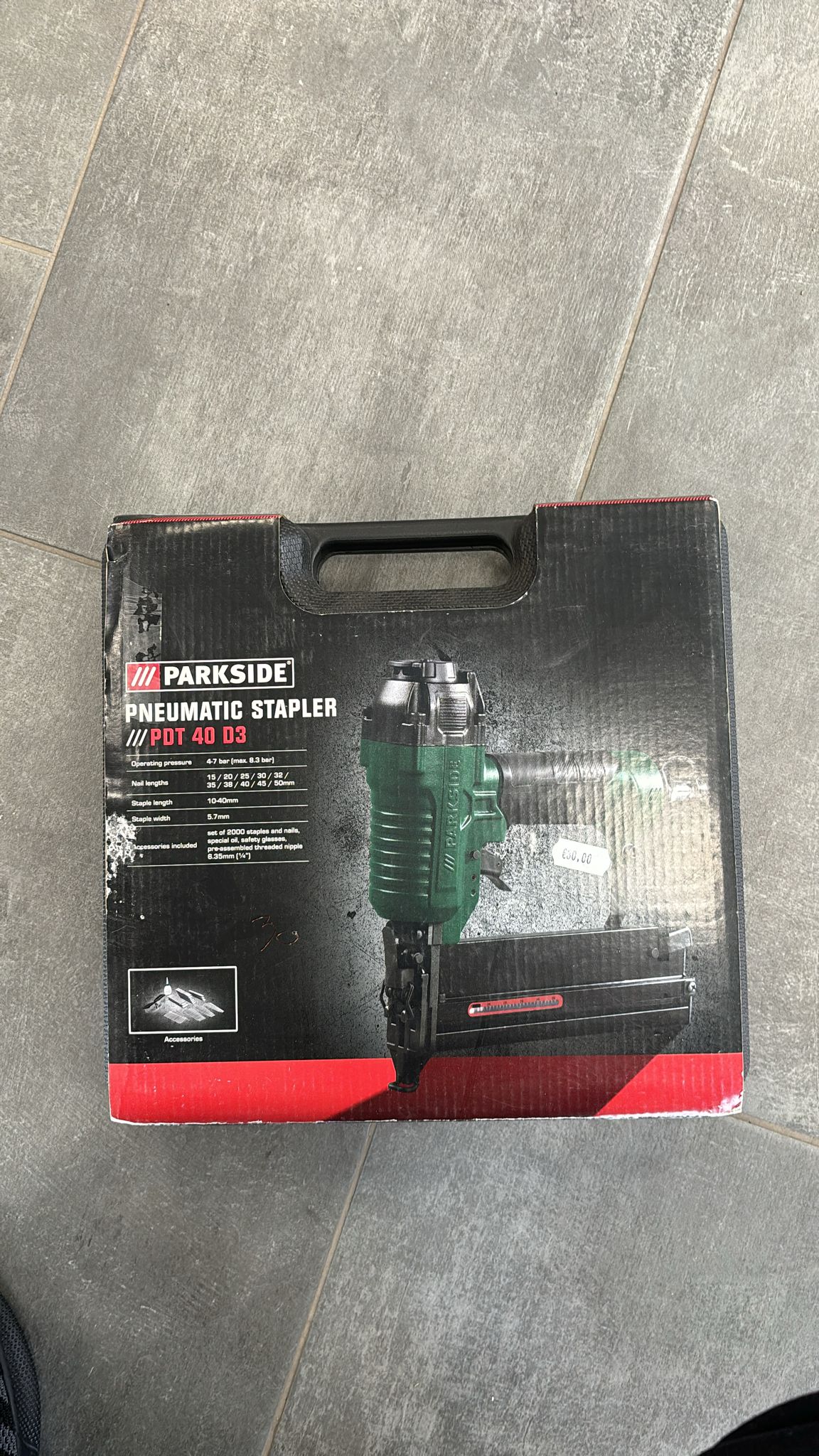 PARKSIDE - CUCITRICE PNEUMATICA PDT 40 D3