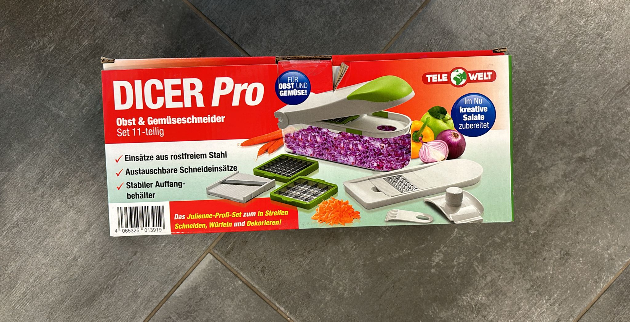 DICER PRO - TAGLIA VERDURE TUTTO IN 1 SET 11 PEZZI