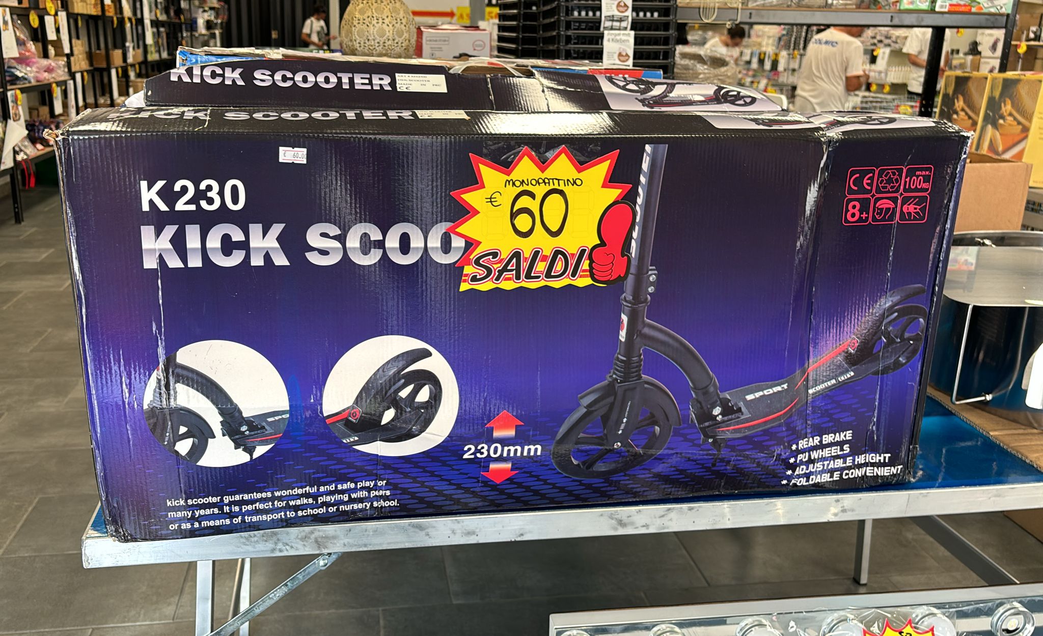 K230 KICK SCOOTER - MONOPATTINO