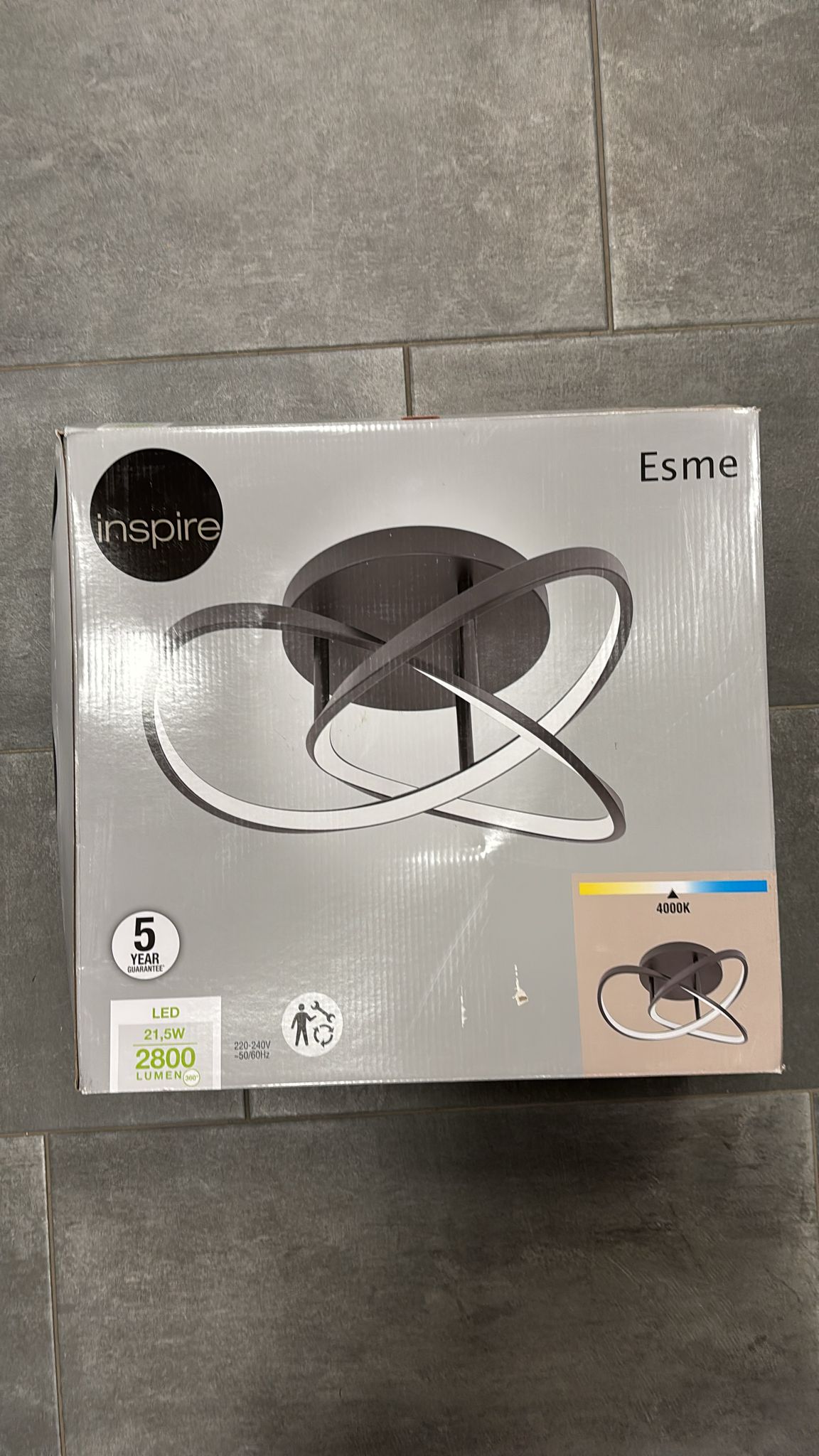 Plafoniera Led  xxl per soffitto  in alluminio