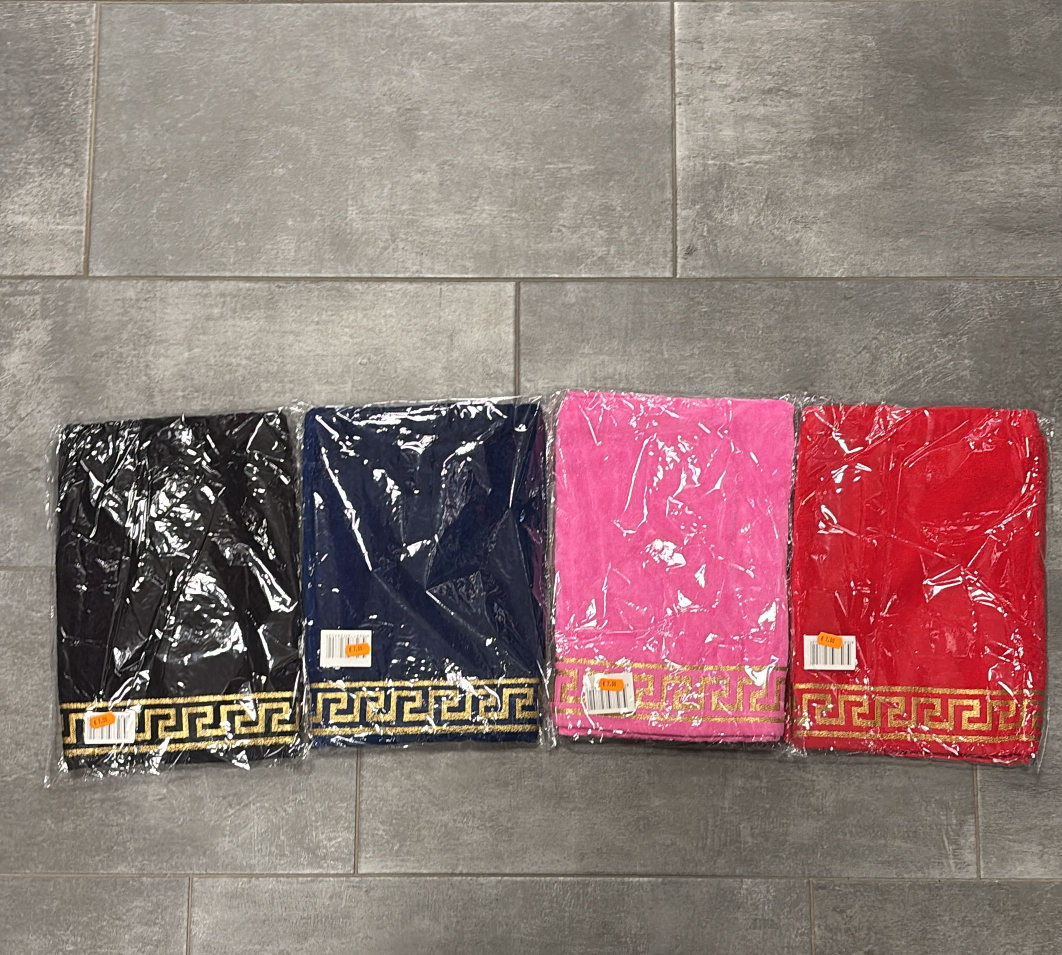 ASCIUGAMANI GRANDI MODELLO VERSACE - 4 COLORAZIONI