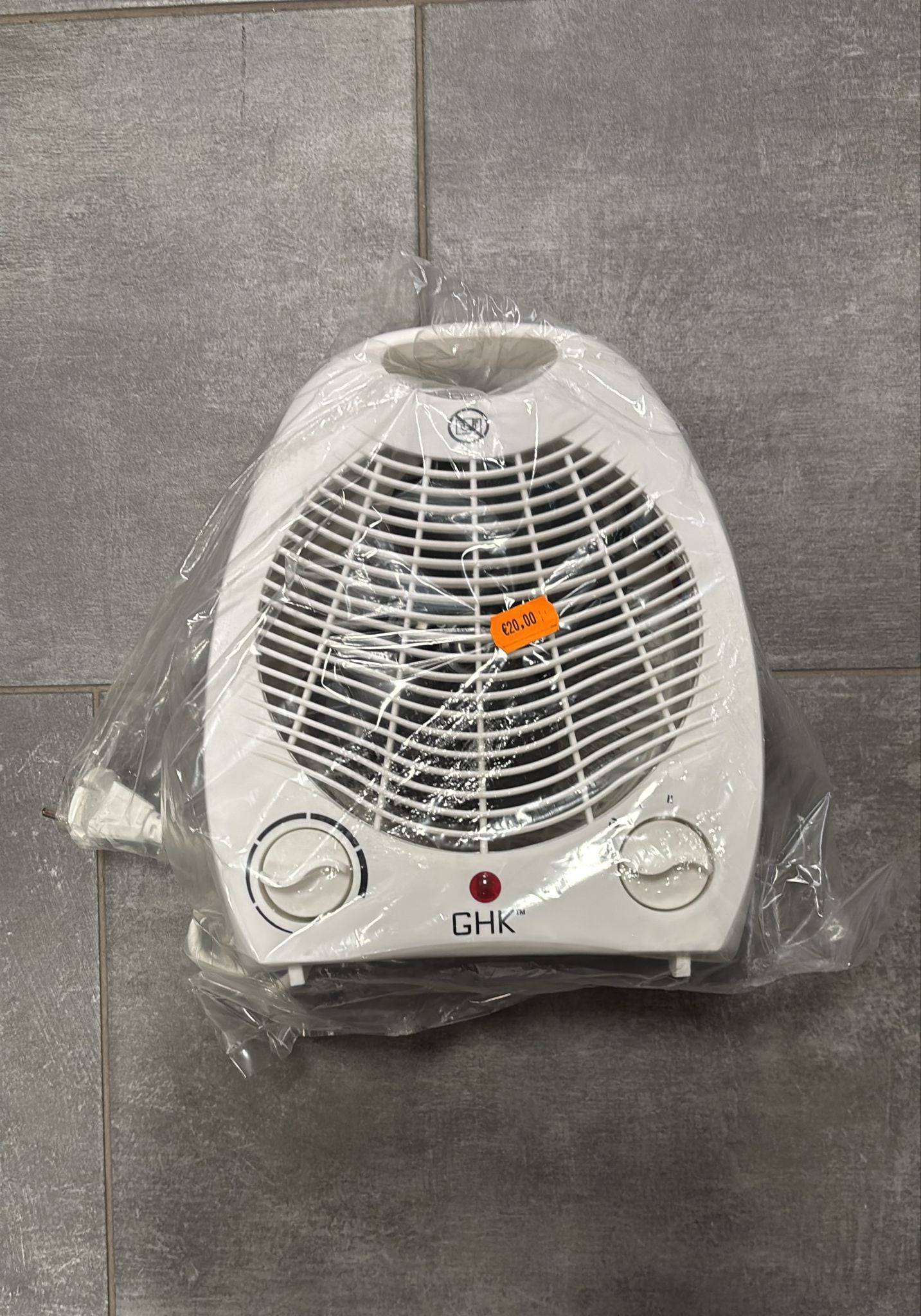 Scaldino con 2 gradazioni di calore, 2000W