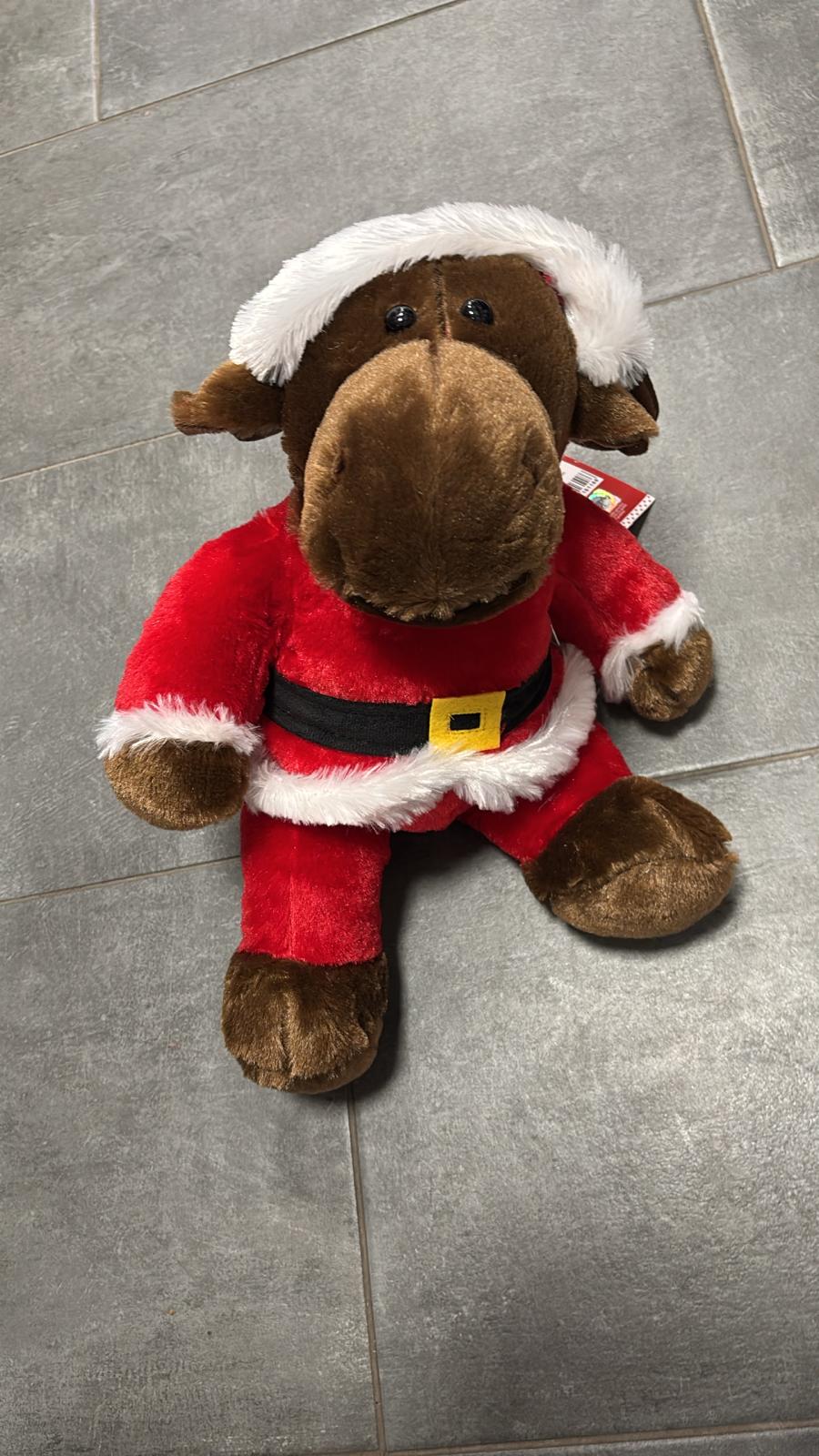 Peluche natalizia renna