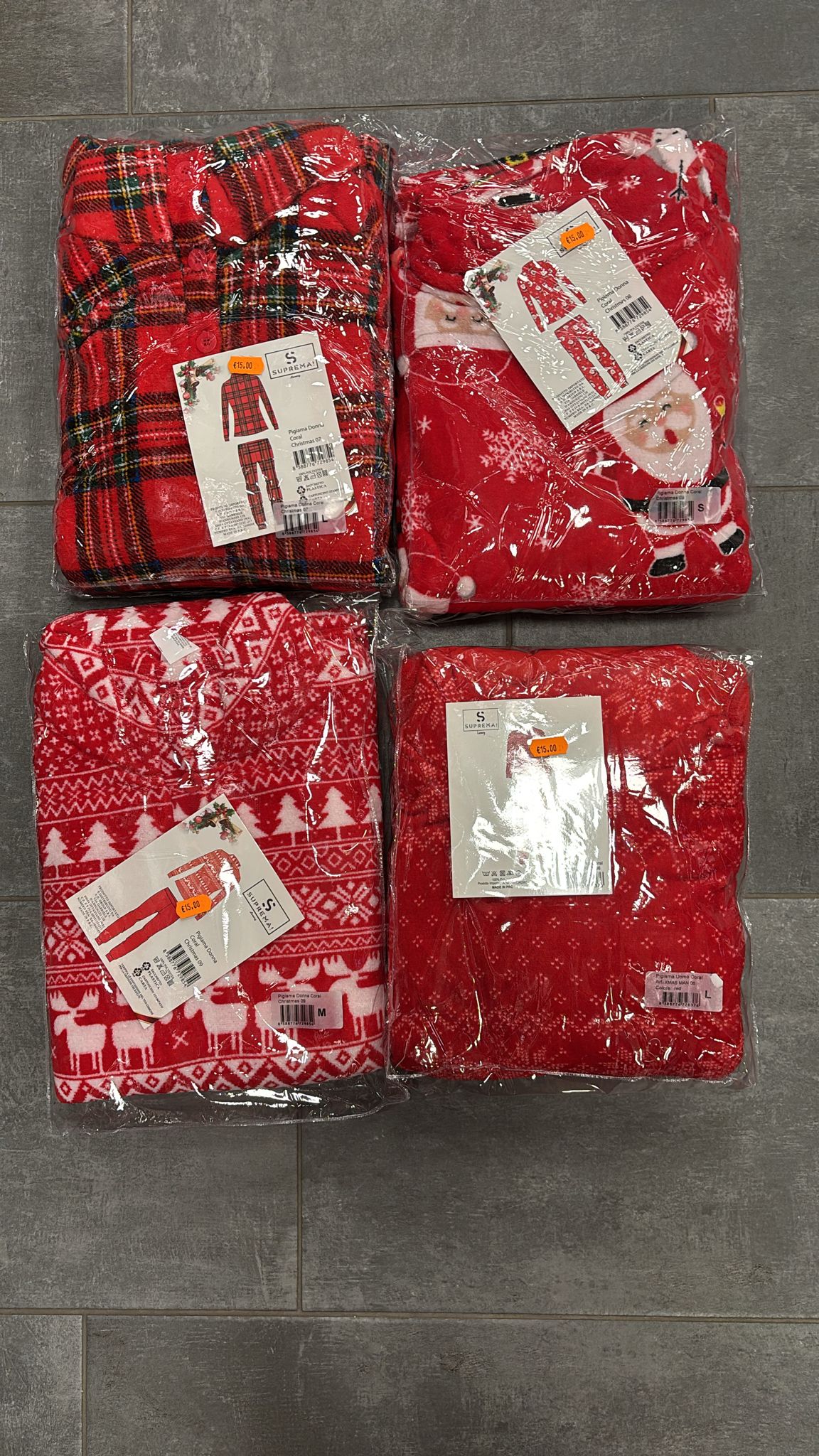 Pigiama in morbido pile 4 fantasie