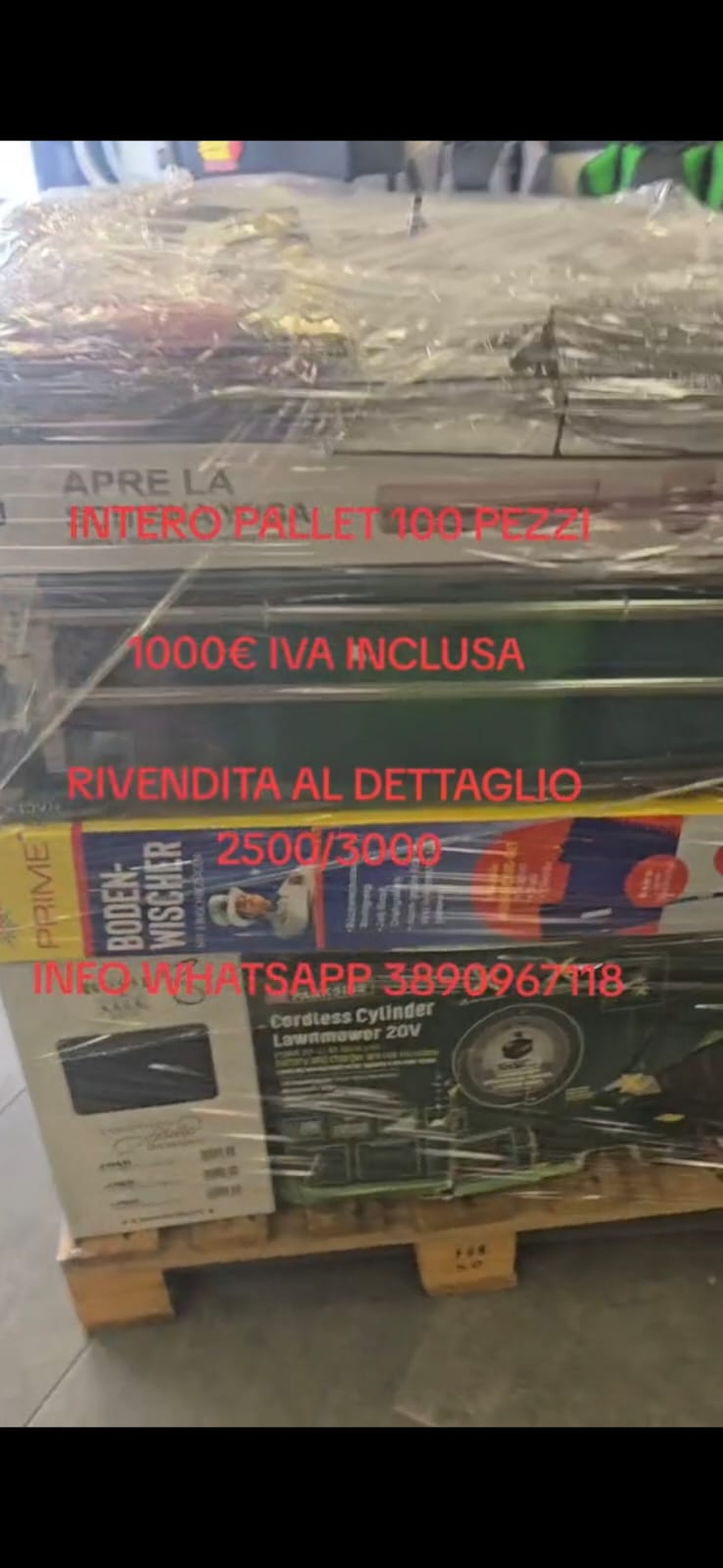 INTERO PALLET MIX 100 PRODOTTI