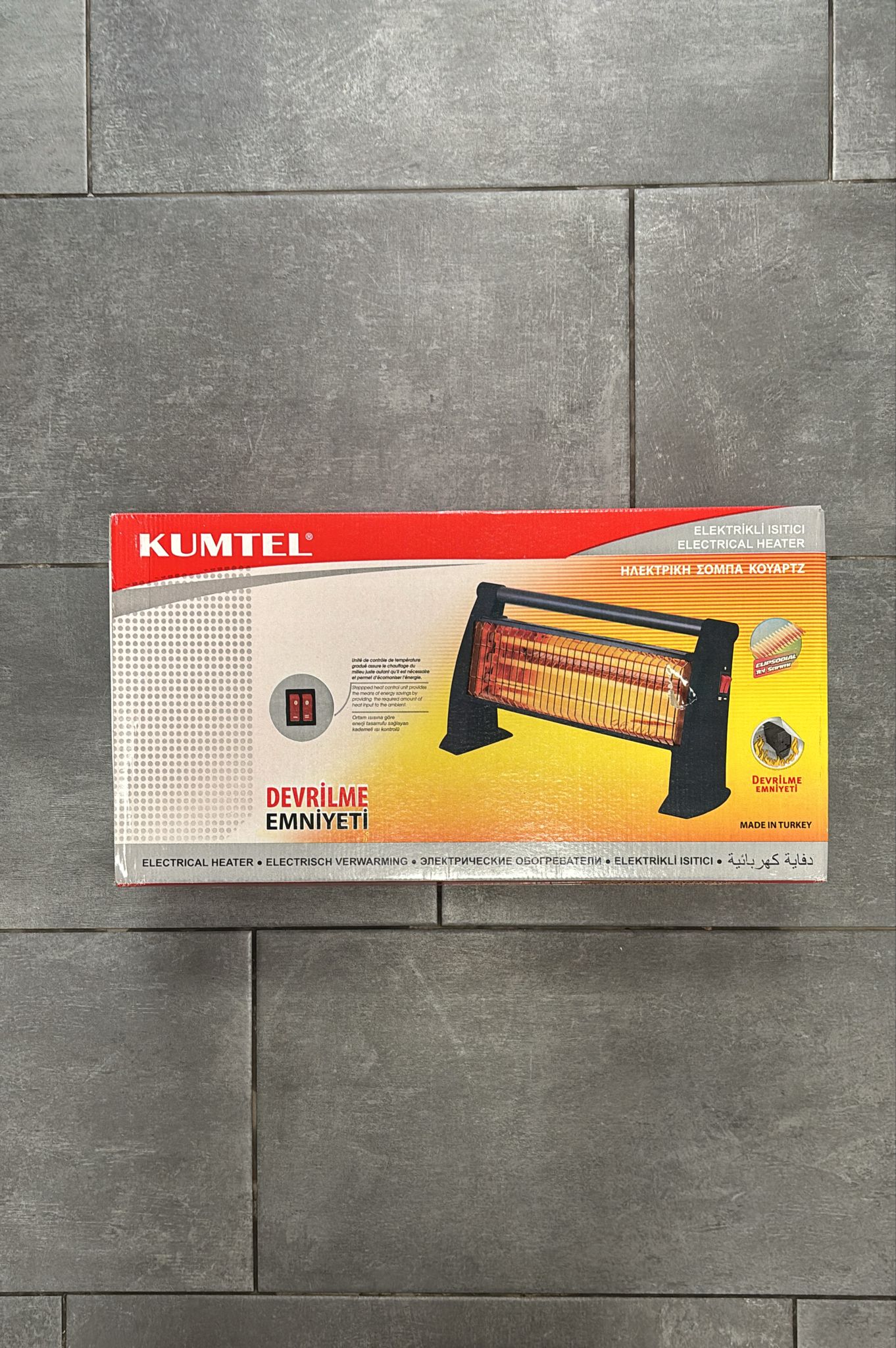 Kumtel stufa elettrica con potenza di 1200W