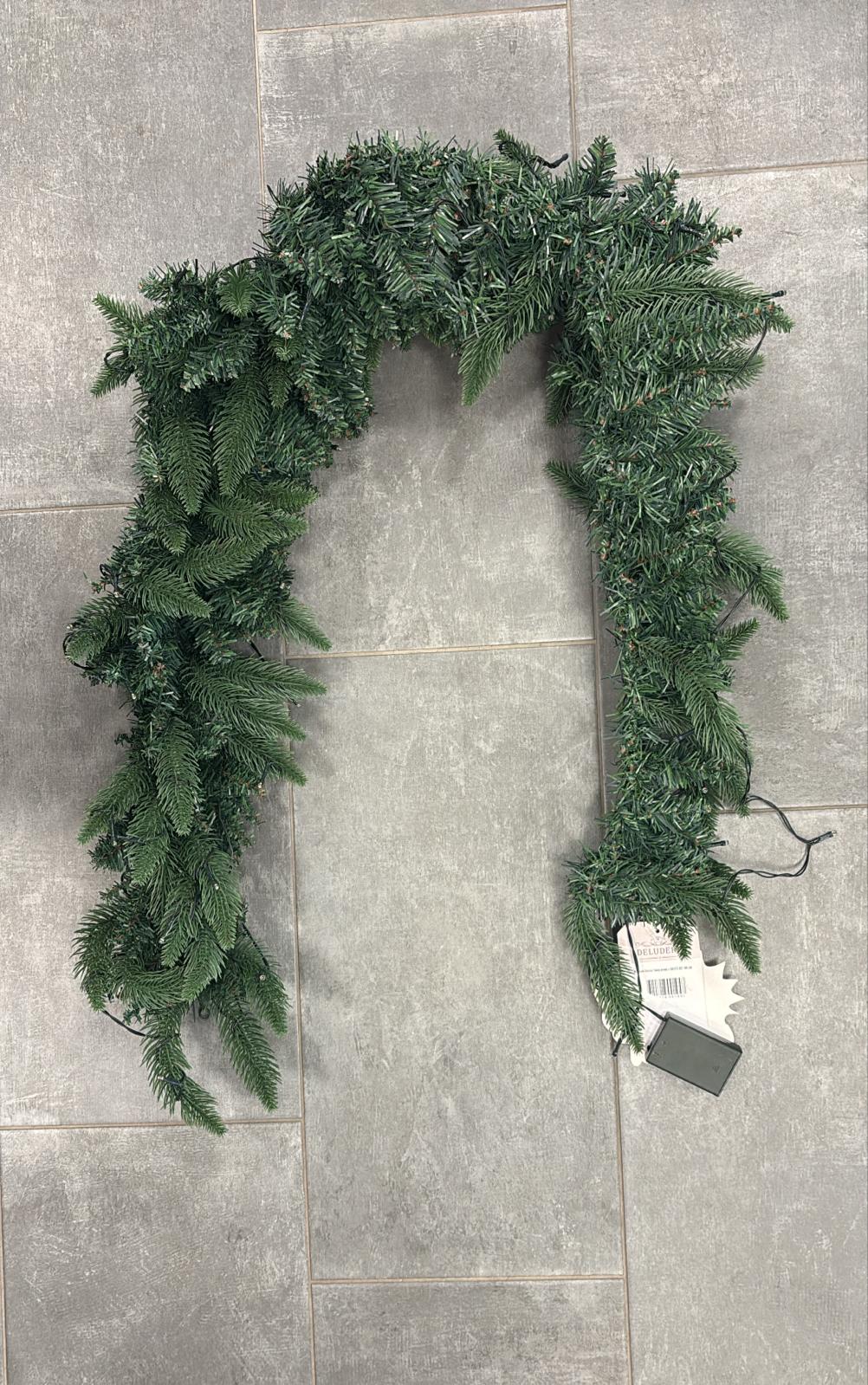 Ghirlanda ad arco, 180cm  con luci led incorporateΒ