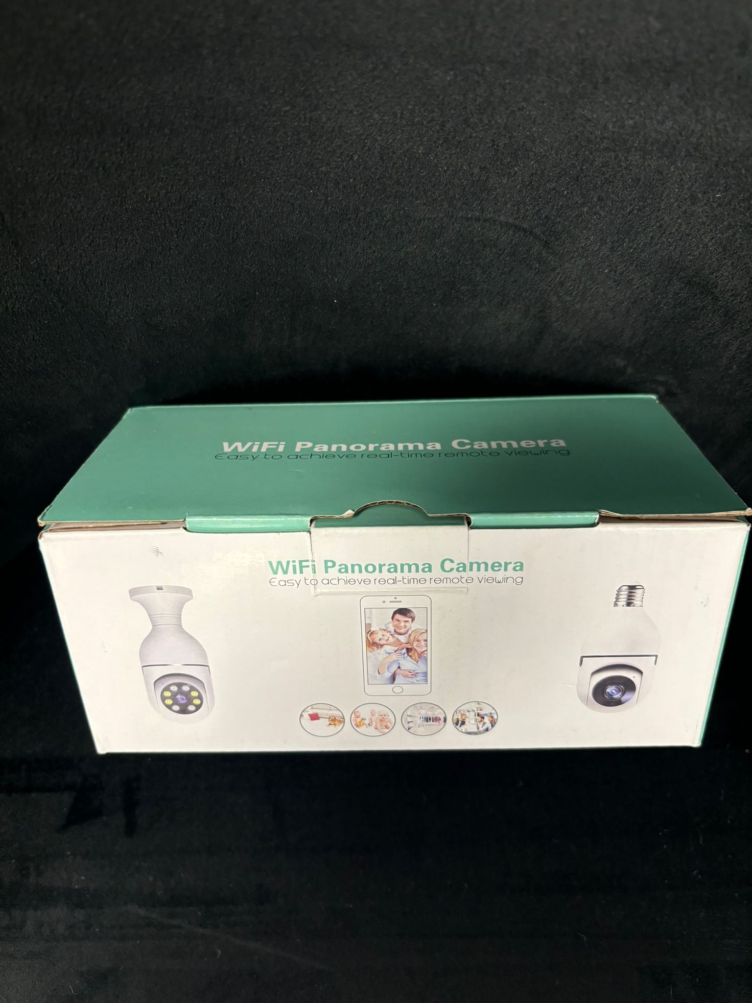 WIFI PANORAMA CAMERA - ROTAZIONE 360º VISIONE A COLORI E NOTTURNA AUDIO