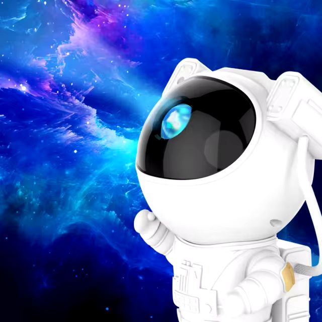 ASTRONAUTA PROIETTORE GALASSIA STELLATA