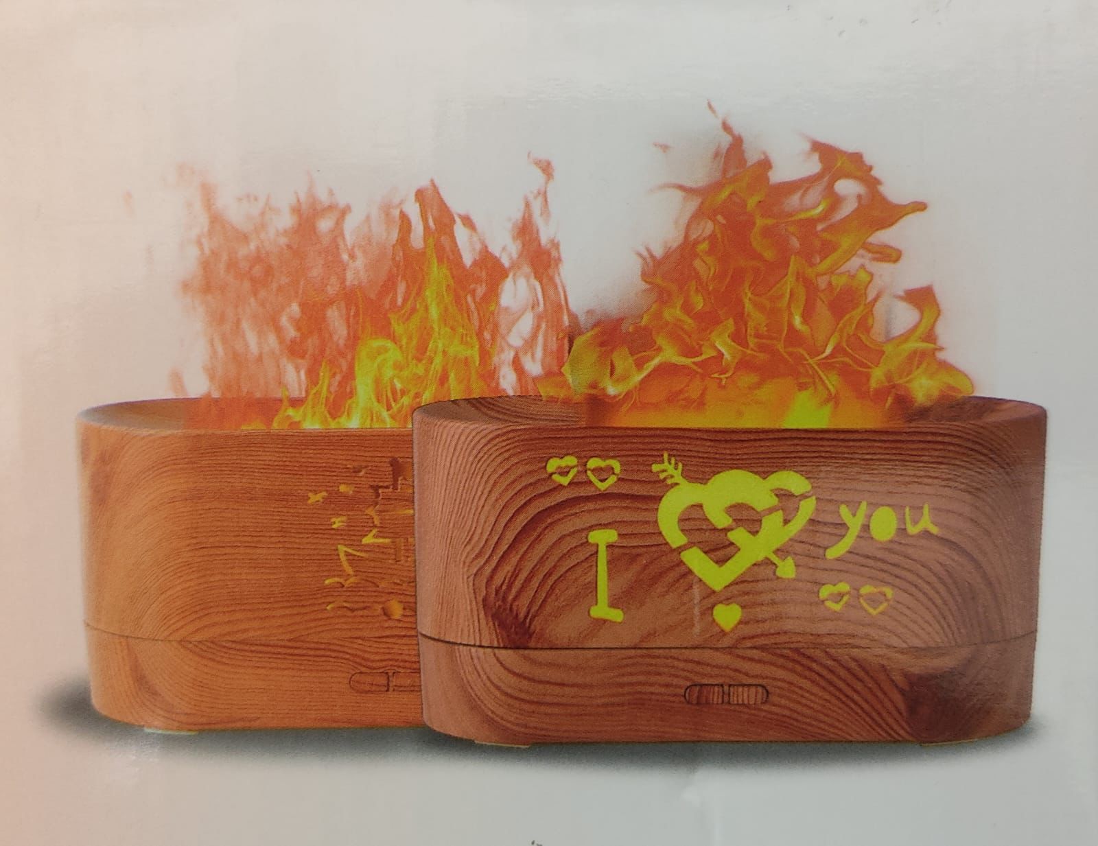 AROMA DIFFUSORE CON EFFETTO FIAMMA LUCE LEDΒ