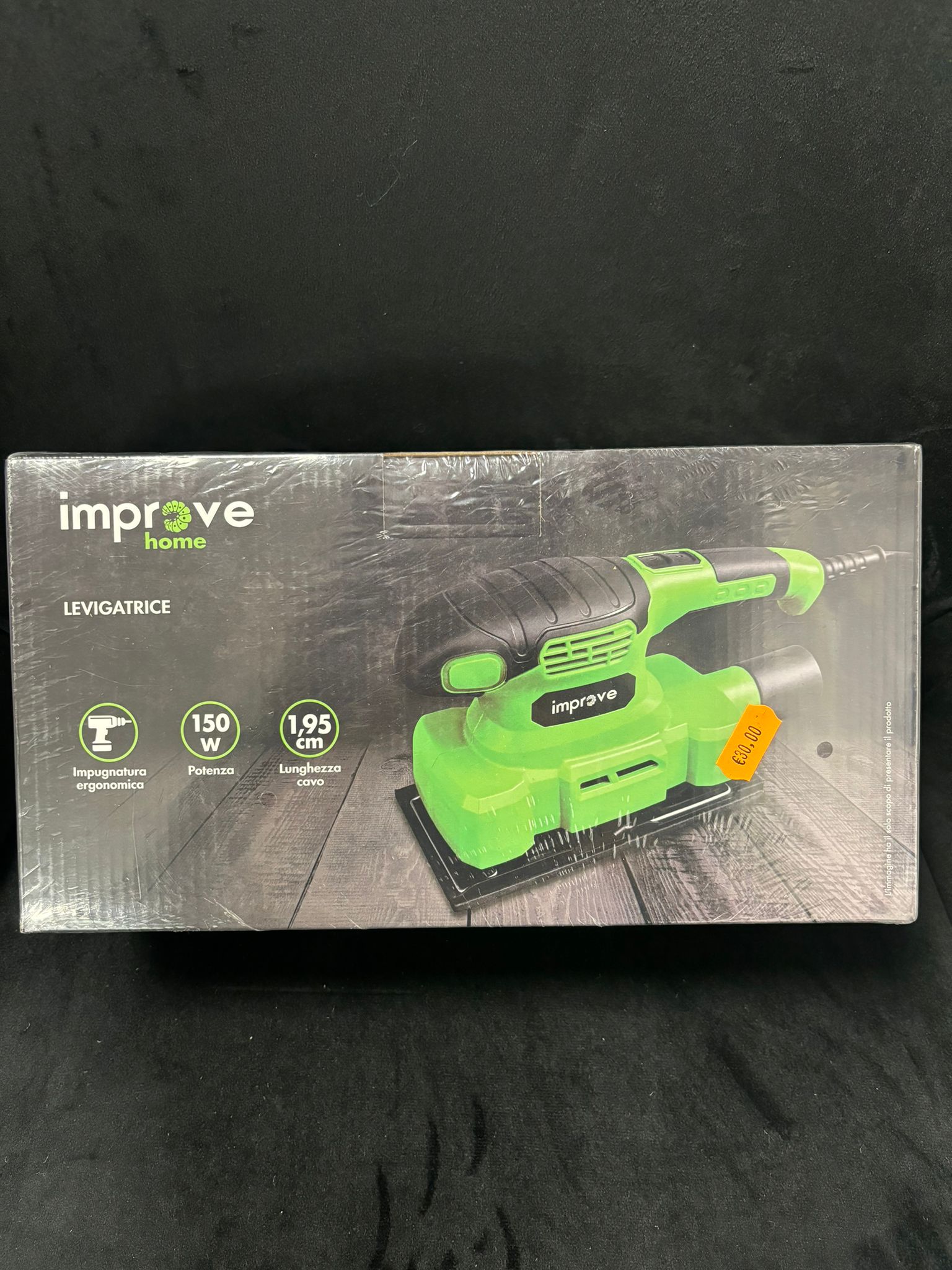 IMPROVE HOME - LEVIGATRICE CON IMPUGNATURA ERGONOMICA 150W CON CAVO DA 1,95 cm