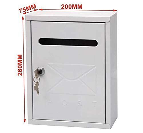 DFH - CASSETTA DELLA POSTA PER ESTERNO DA PARETE 260x200x75 cm NERO