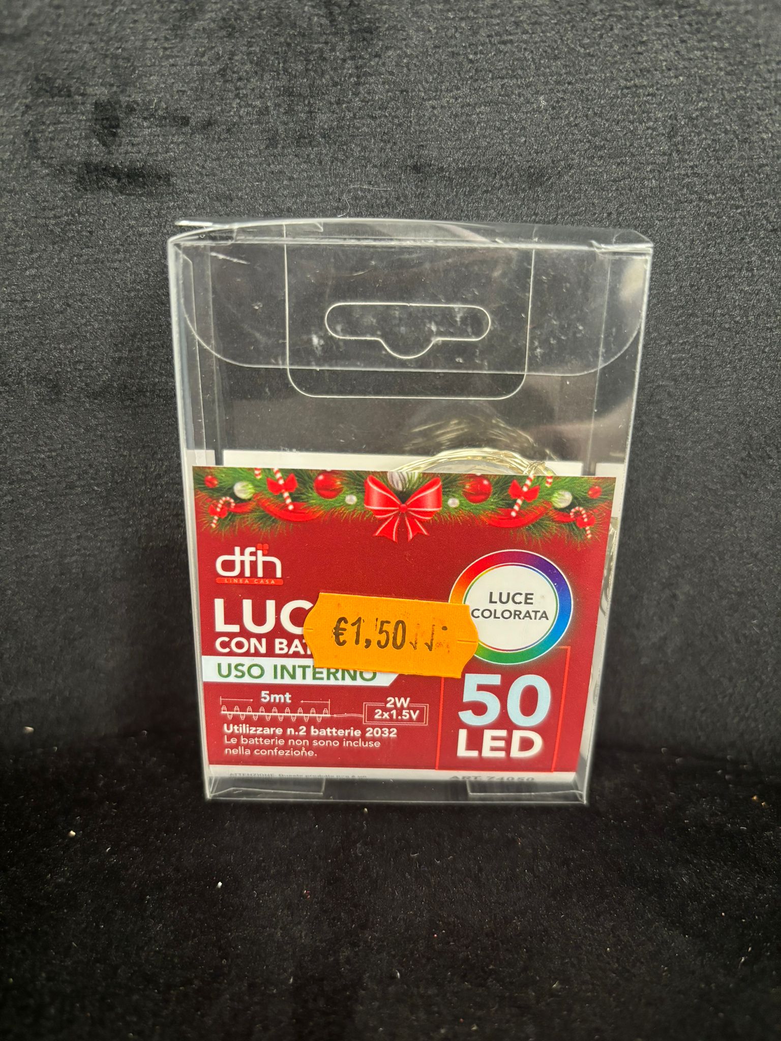 DFH - LUCI CON BATTERIA USO INTERNO 50 LED 5mΒ 2W