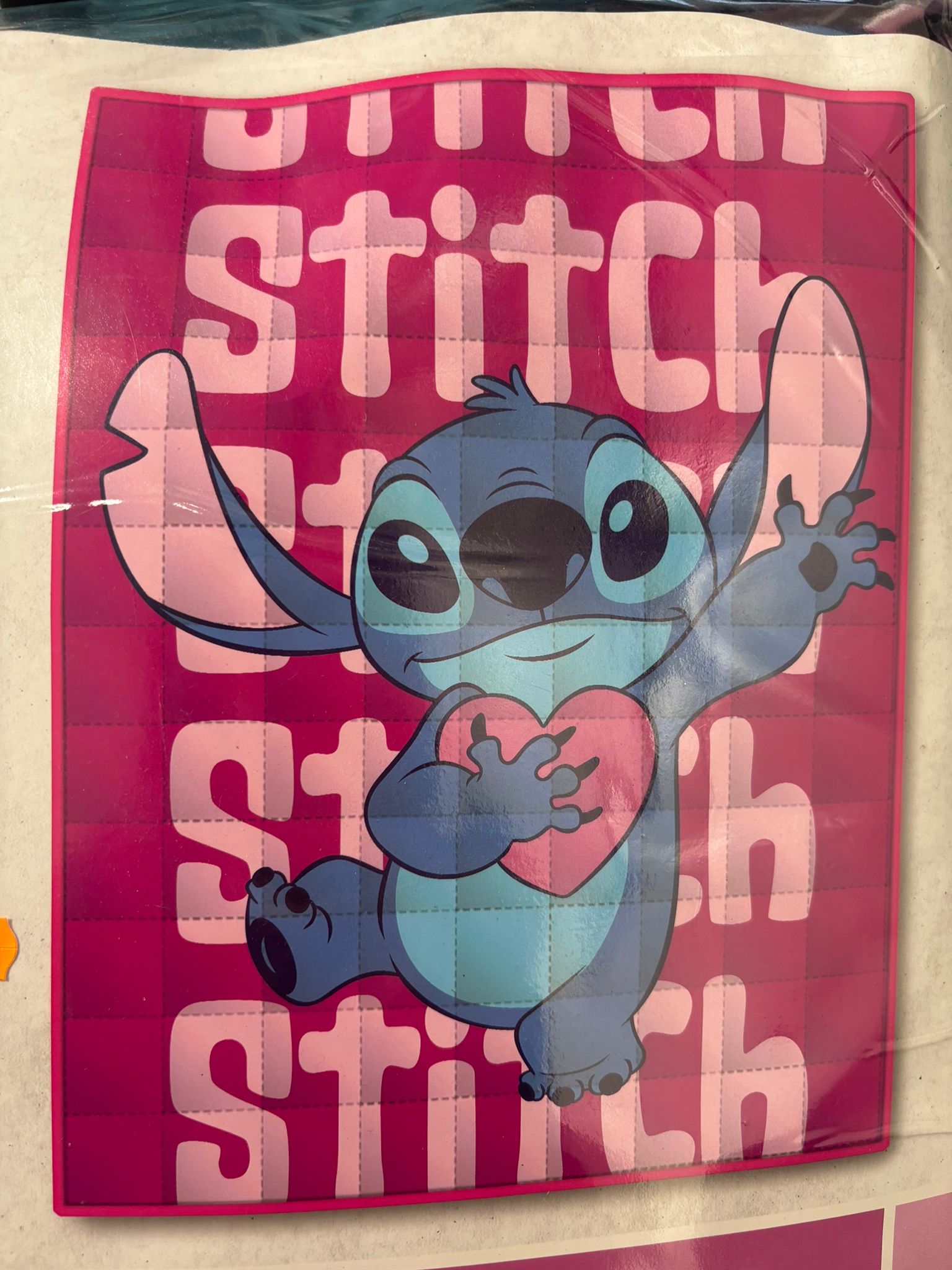 DISNEY - STITCH TRAPUNTA INVERNALE 160x250 cmΒ ROSA