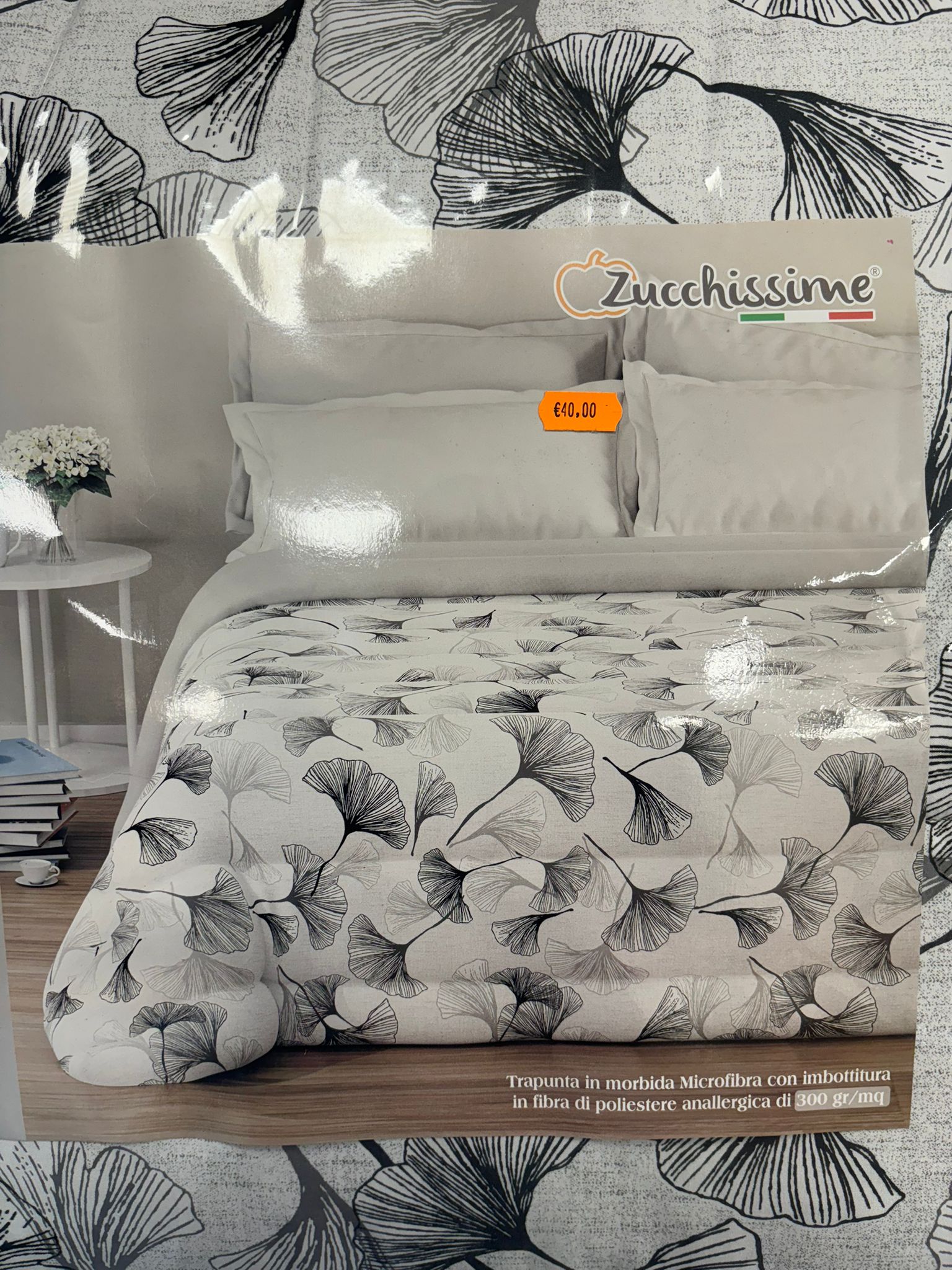 ZUCCHISSIME - TRAPUNTA DOUBLE FACE LUISA MATRIMONIALE 260x265 cm IMBOTTITURAΒ 300g