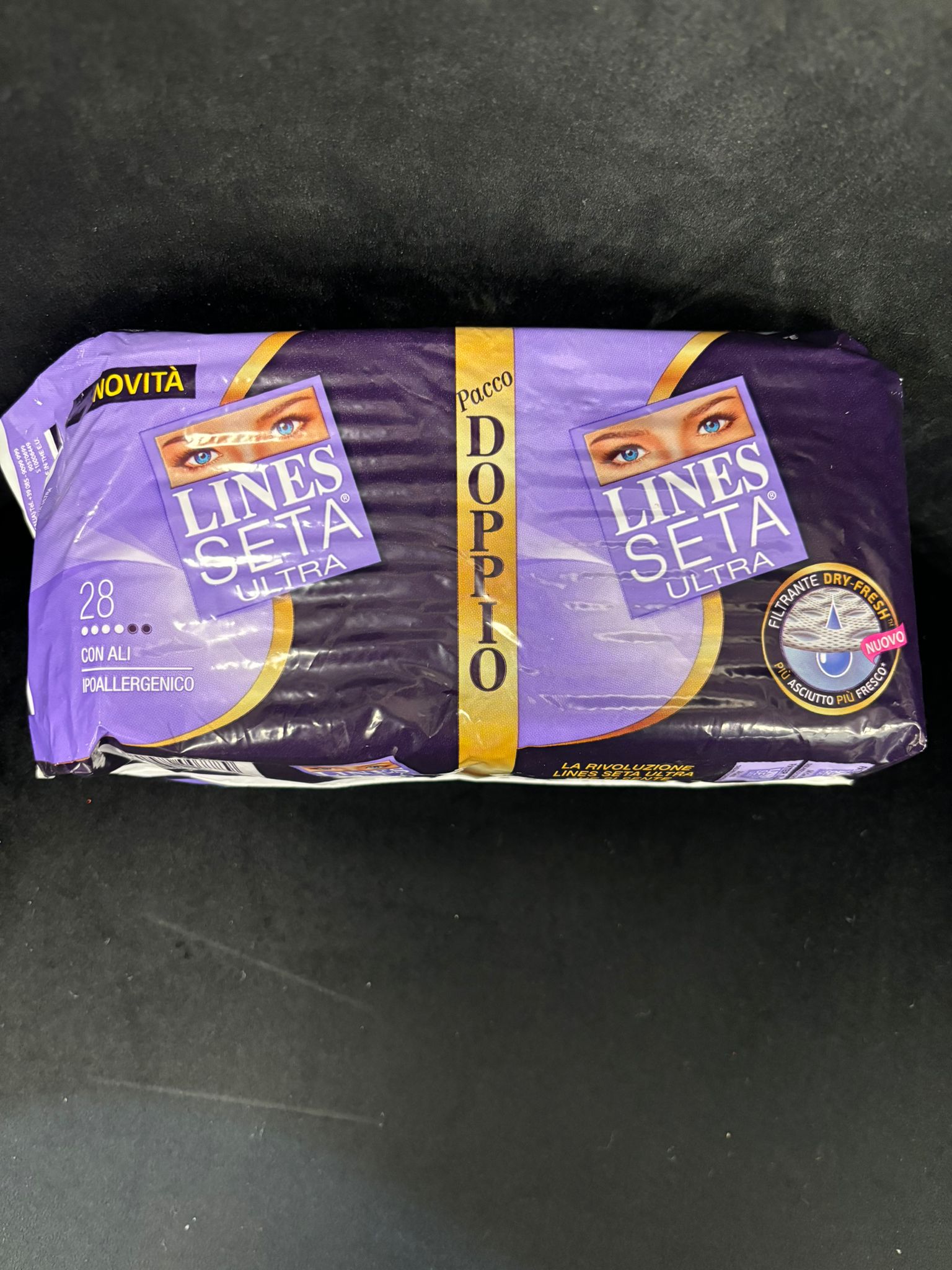 LINES SETA ULTRA - NOVITÀ PACCO DOPPIO 28 UNITÀ CON ALI IPOALLERGENICO