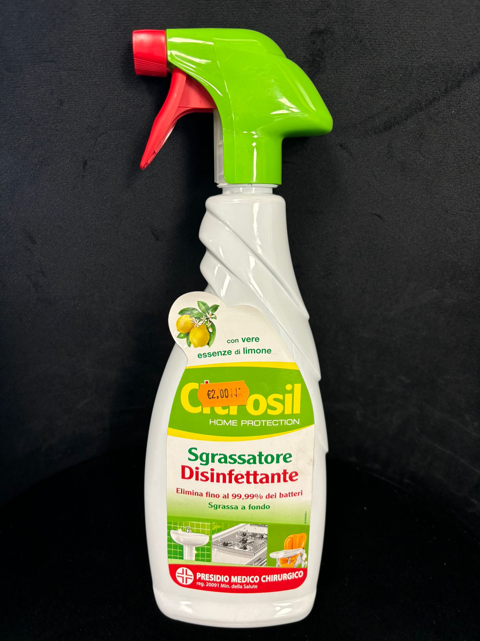CITROSIL - SGRASSATORE DISINFETTANTE CON VERE ESSENZE DI LIMONEย 650ย ML