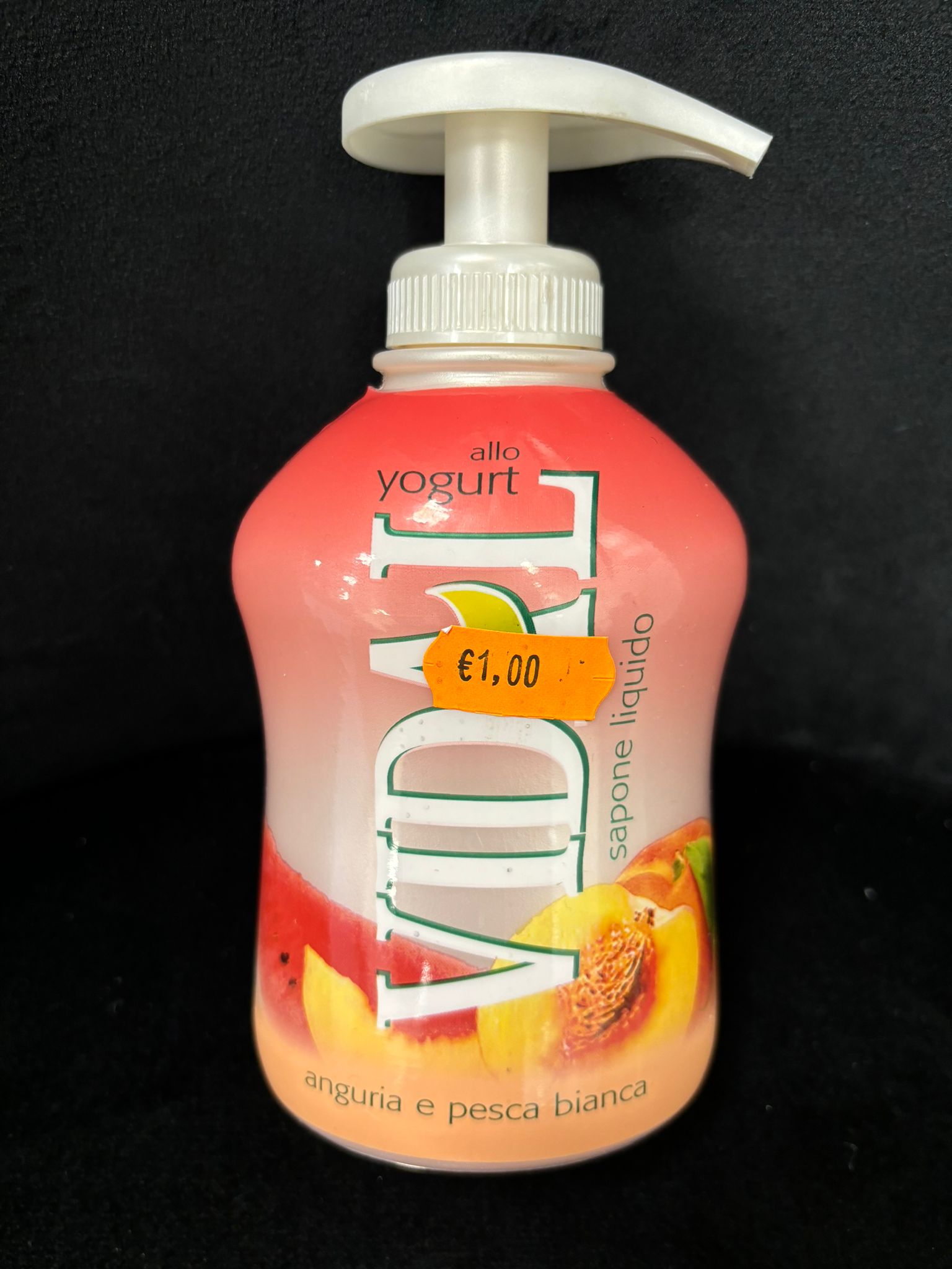 VIDAL - SAPONE LIQUIDO ALLO YOGURT MANI ANGURIA E PESCA BIANCA 300 ML