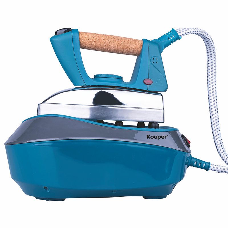 KOOPER - FERRO DA STIRO A CALDAIA 2000W 30/50 GRAMMI DI VAPORE AL MINUTO PIASTRAΒ ACCIAIO