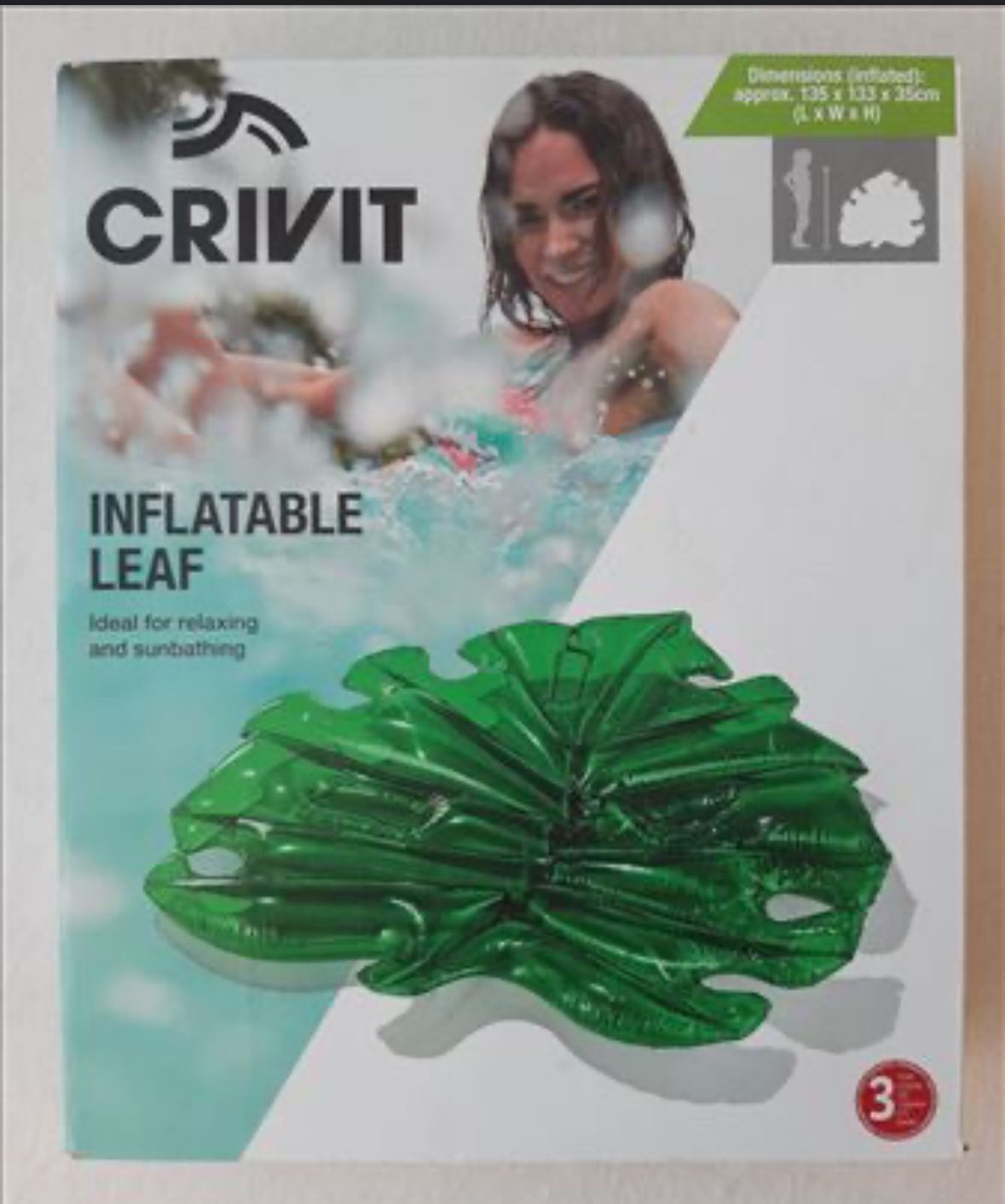 Materassino gonfiabile ad altezza persona, due varianti di fantasie