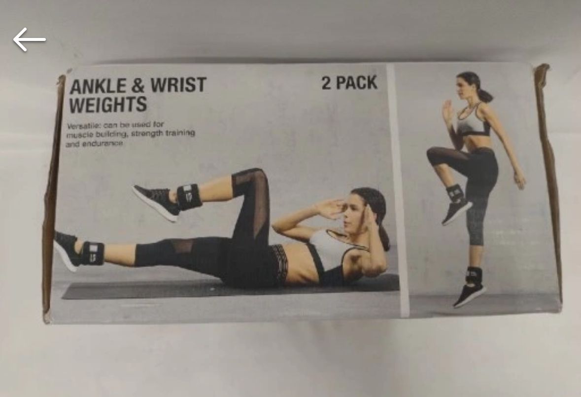 Strisce per caviglia e polsi appesantite,ideali per la palestra o allenamento da casa