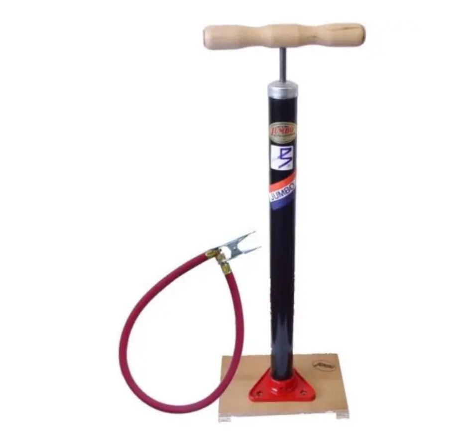 Pompa a piede  per valvole bicicletta