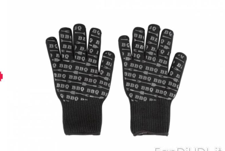 Guanto da barbecue, ideale anche per campeggio