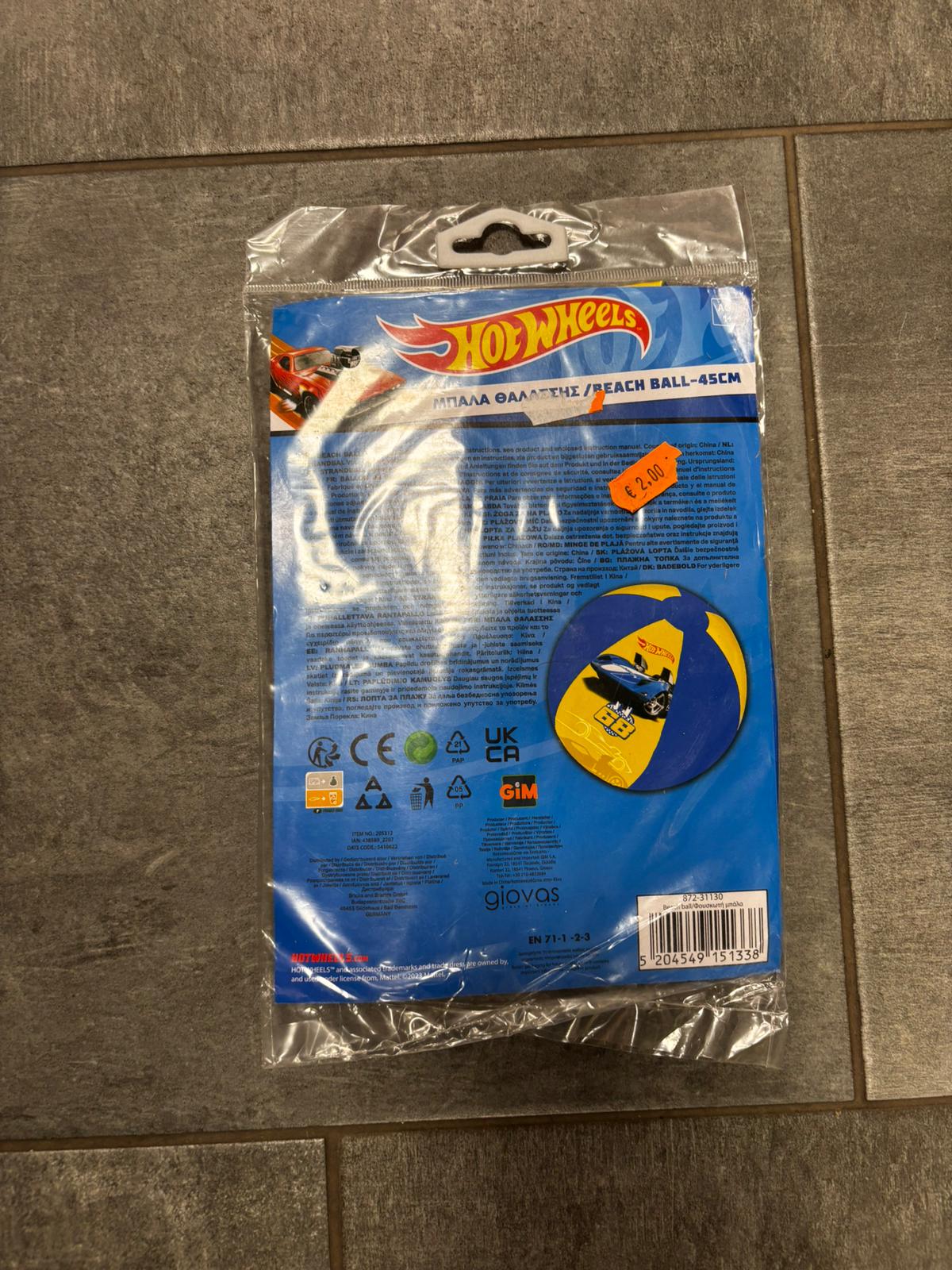 Pallone da spiaggia HotWheels
