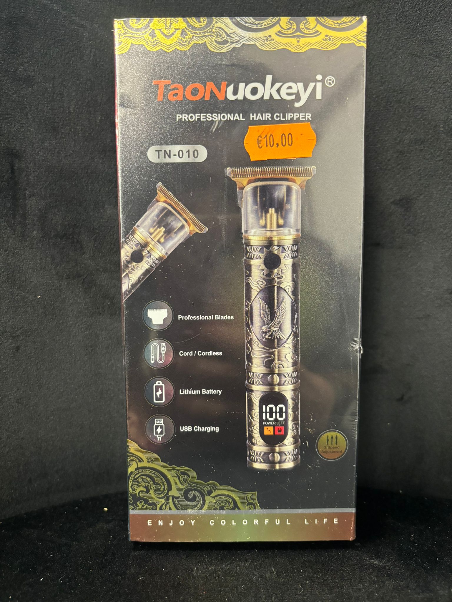 TN-010 RASOIO ELETTRICO UOMO CON DISPLAY