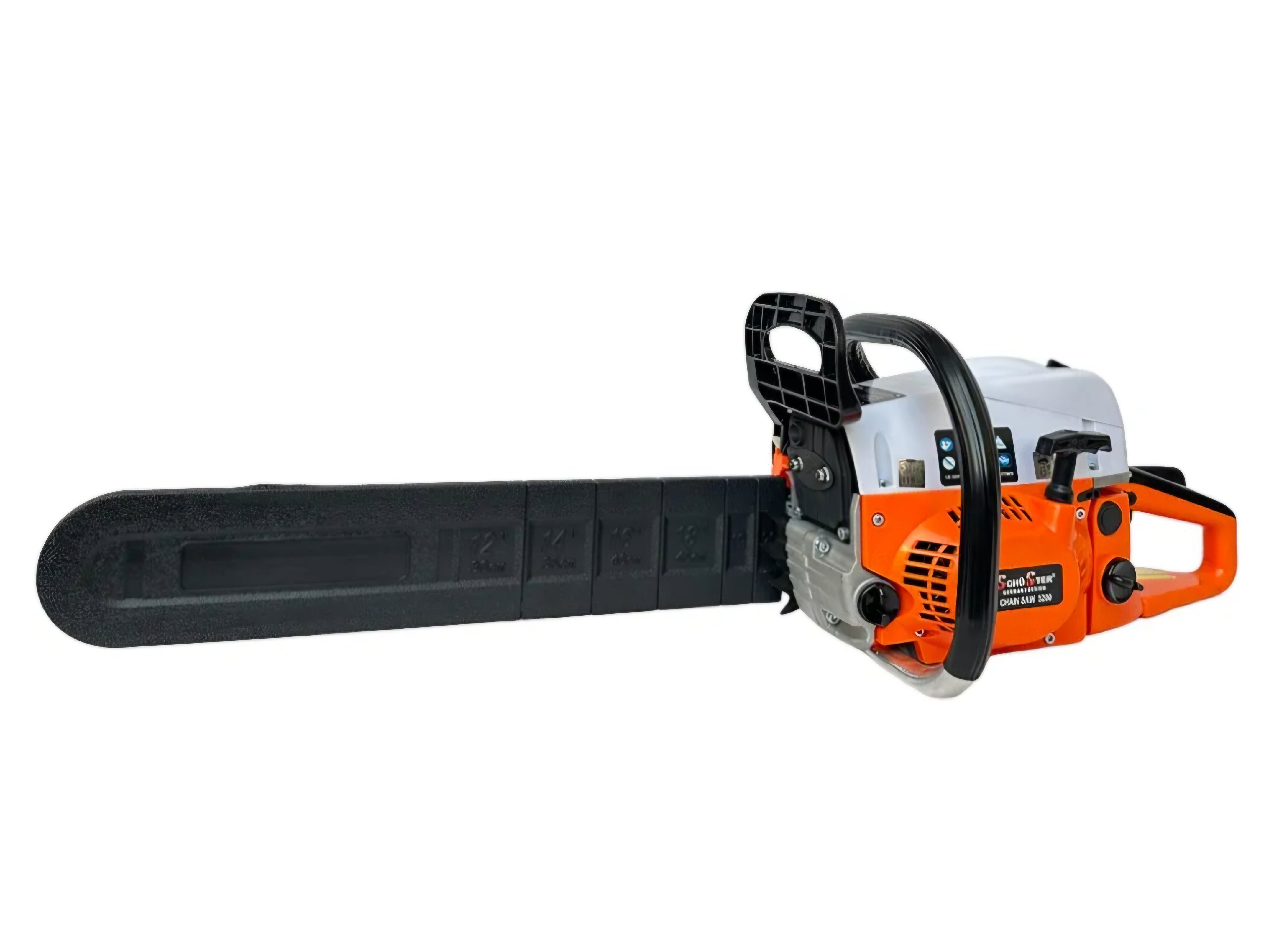 Motosega a scoppio 52 cc motore 2 Tempi Taglio professionale con lama lunga 50 cm con kit montaggio e corpicatena adatto per fai da te o professionisti