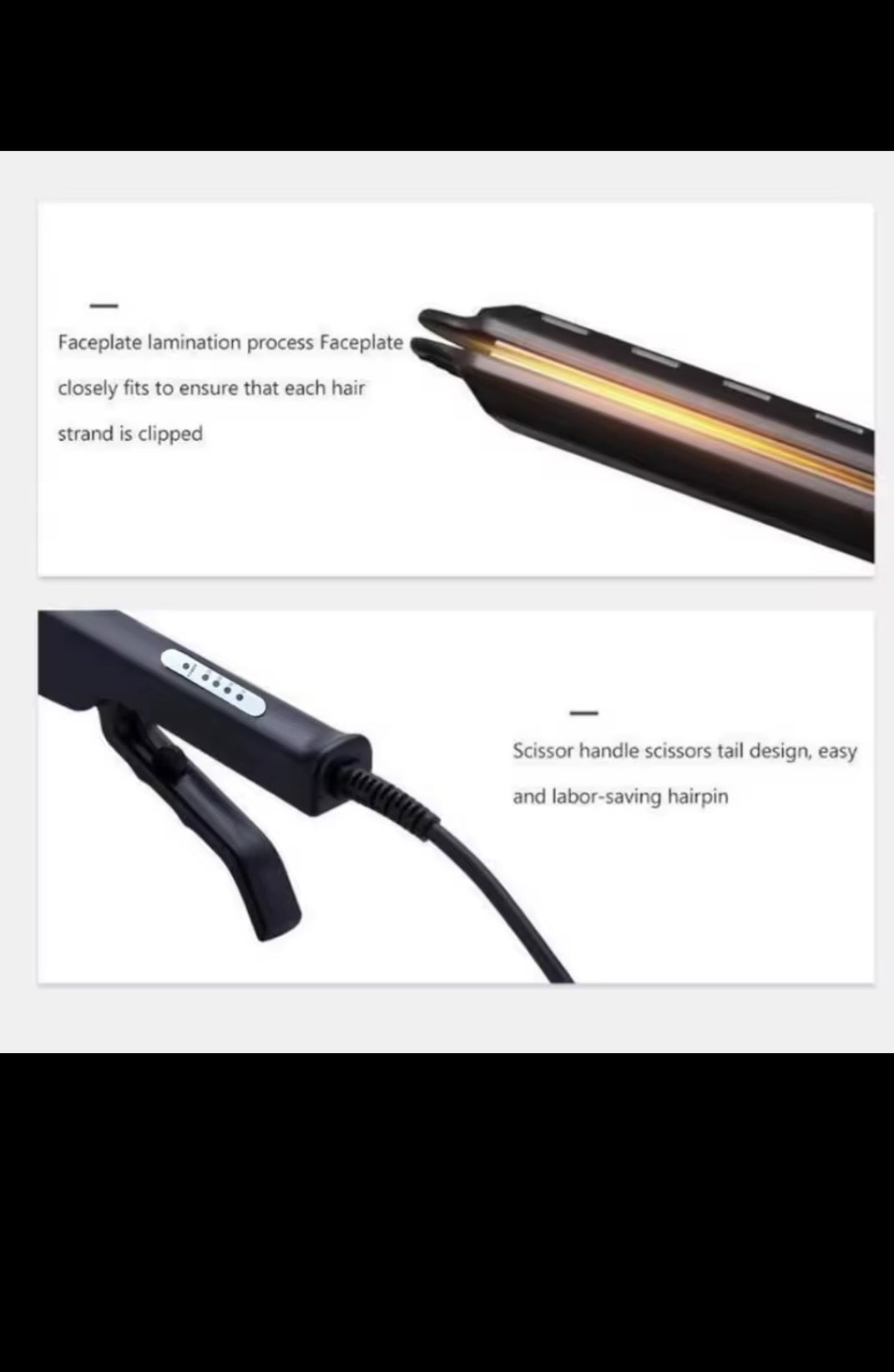 Piastra per capelli professionale in ferro piatto Piastra in
ferro Piastra per capelli Piastra per capelli 2 in 1