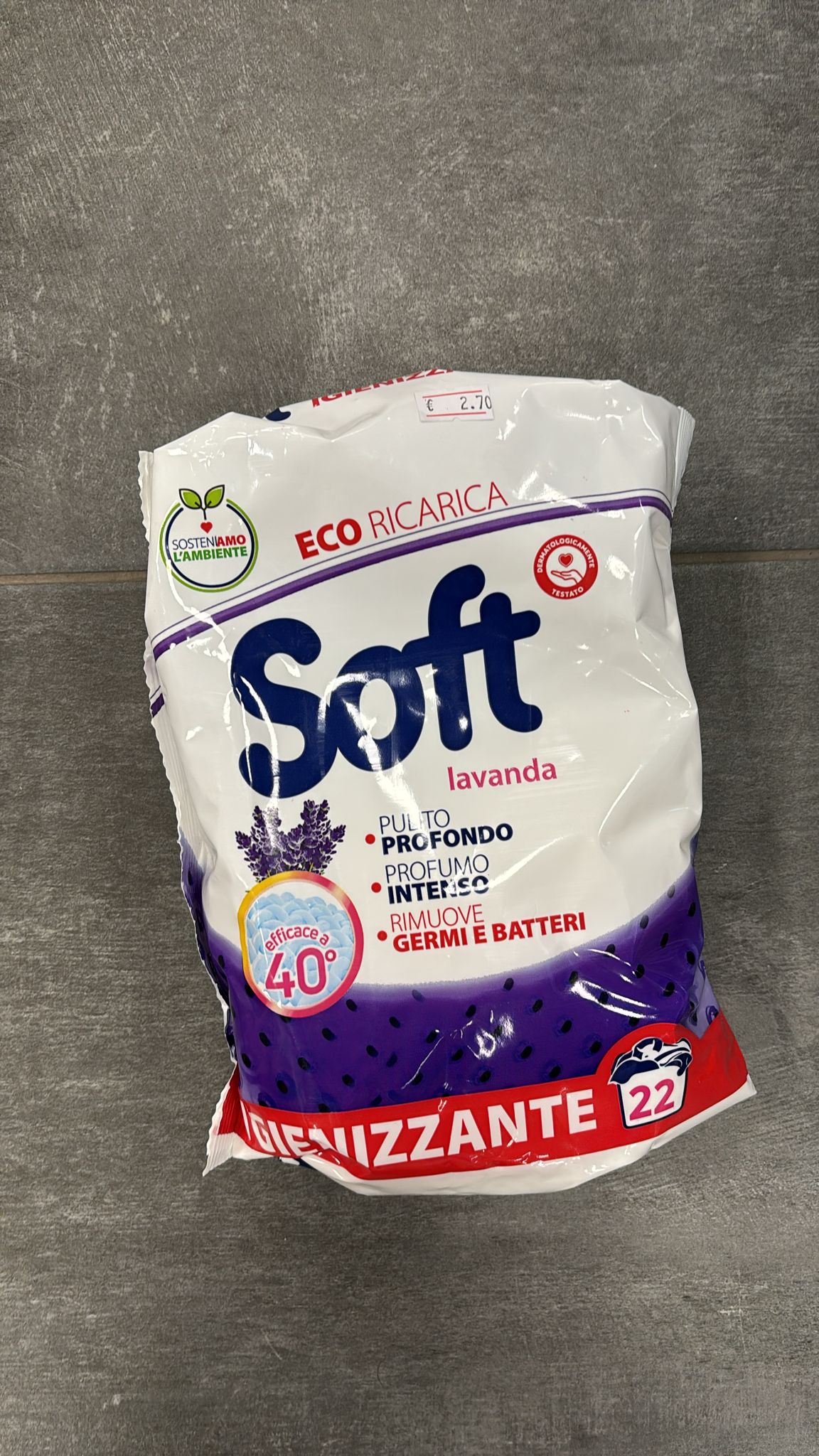 Ricarica software igienizzante alla lavanda