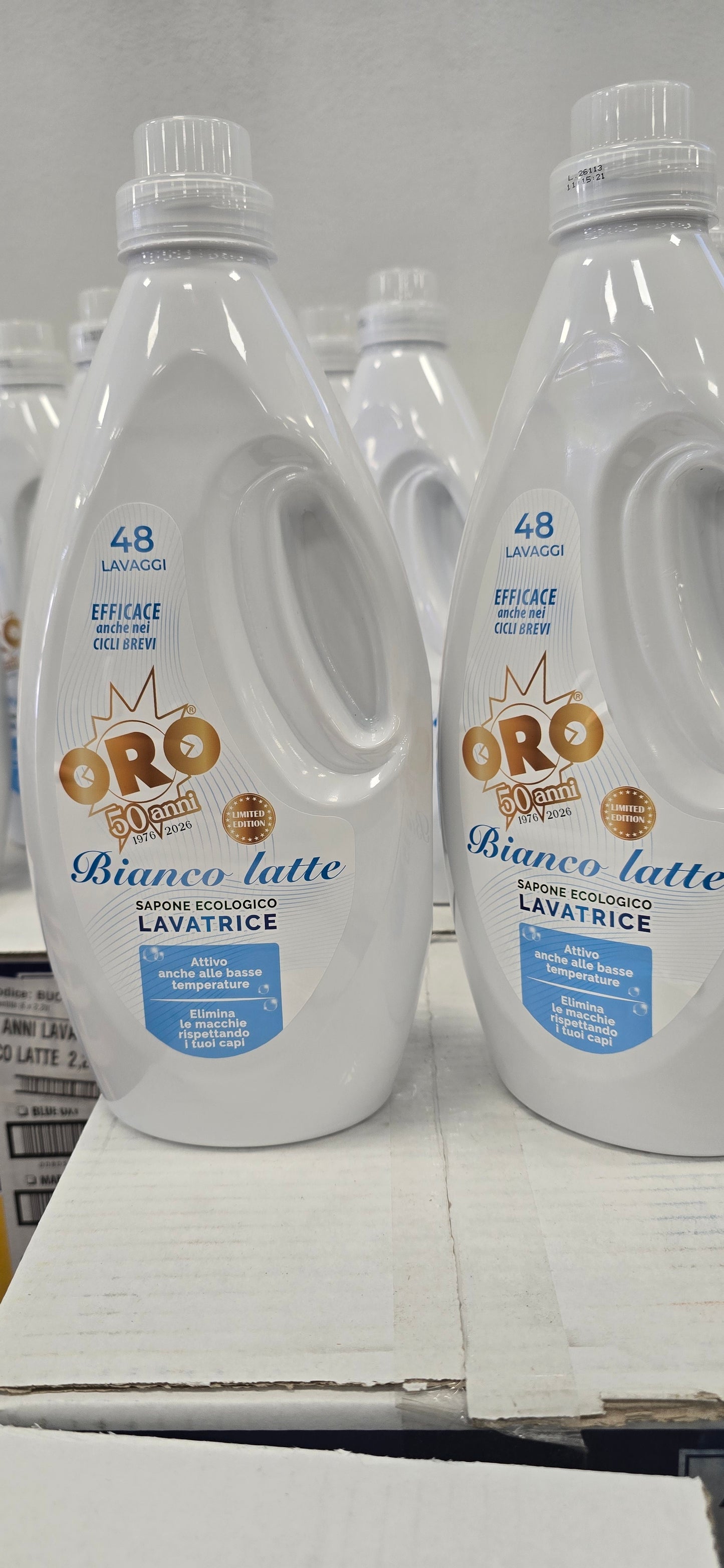Oro lavatrice 48 lavaggi profumazione bianco latte